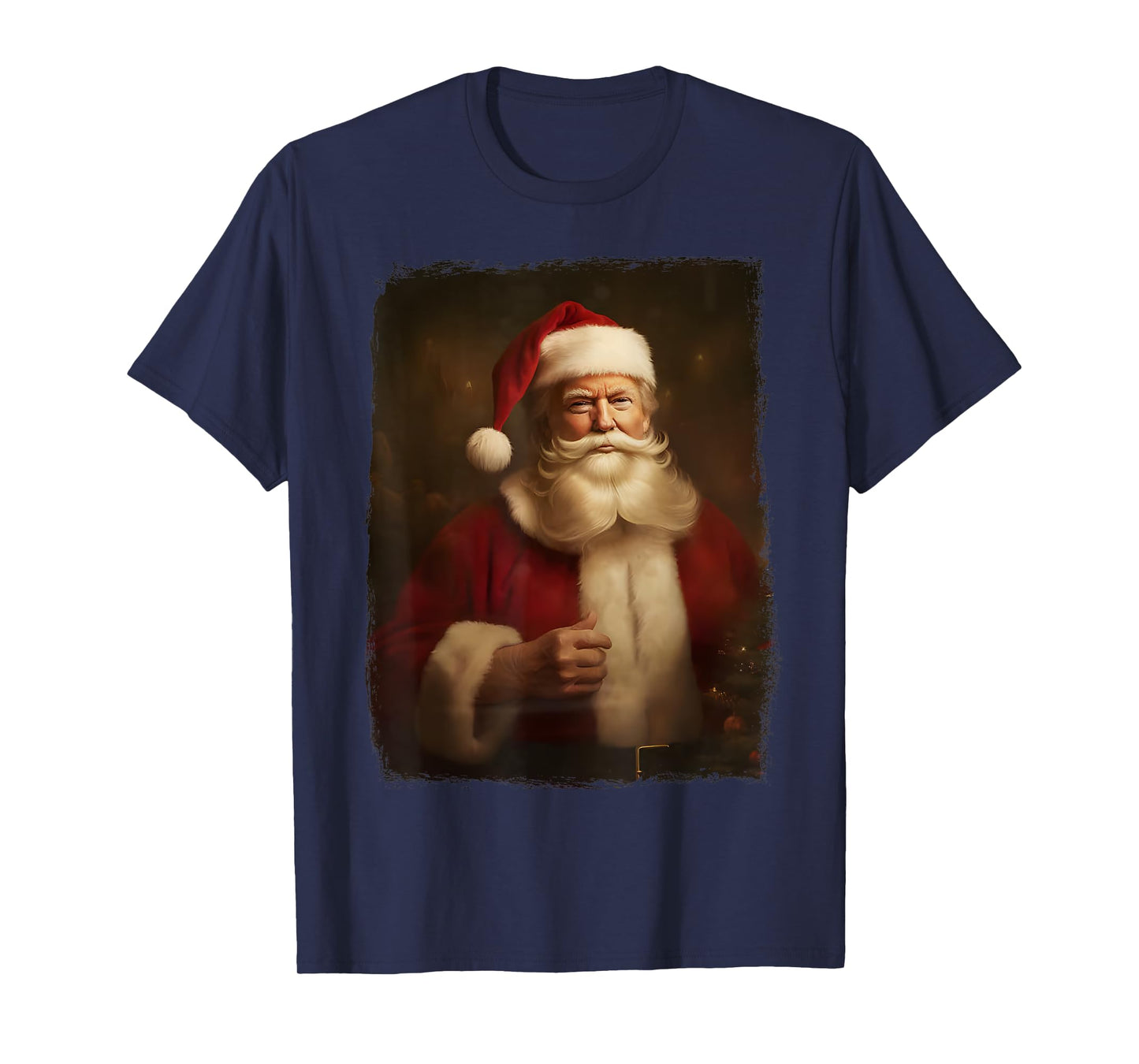 Christmas Funny Trump Santa Claus Retro Vintage Xmas Pajamas T-Shirt