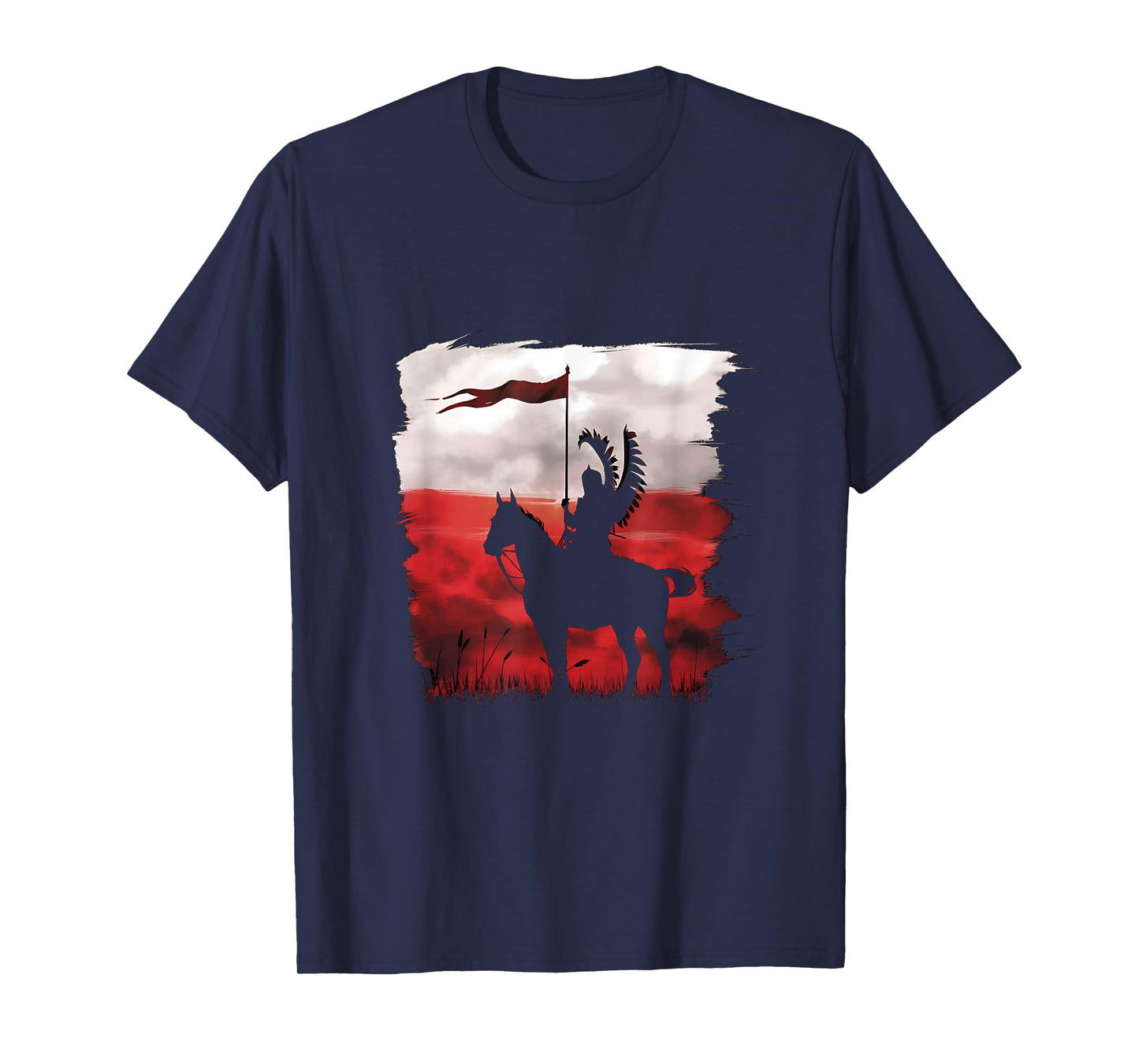 Polish national day Hussar Husaria Polska Poland Flag T-Shirt