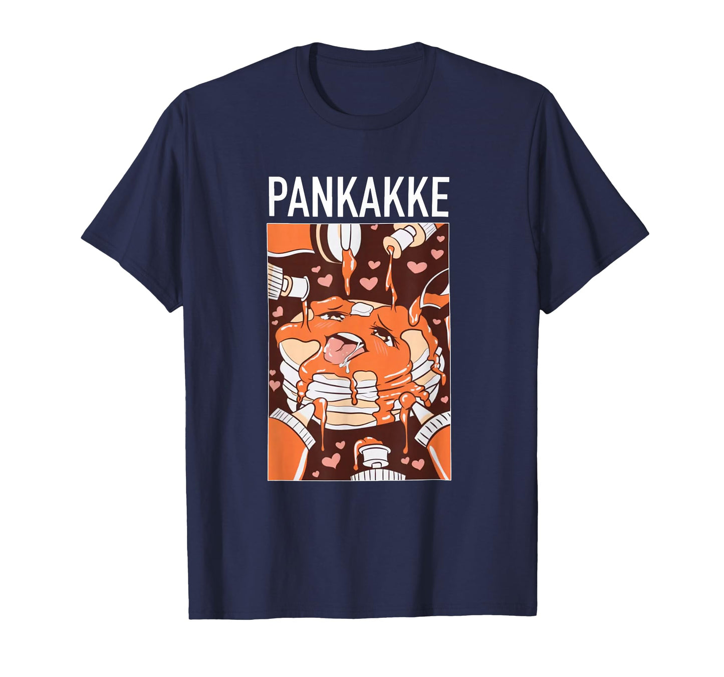 PANKAKKE Anime Funny Pancake Cute Anime, Foodie Lovers T-Shirt