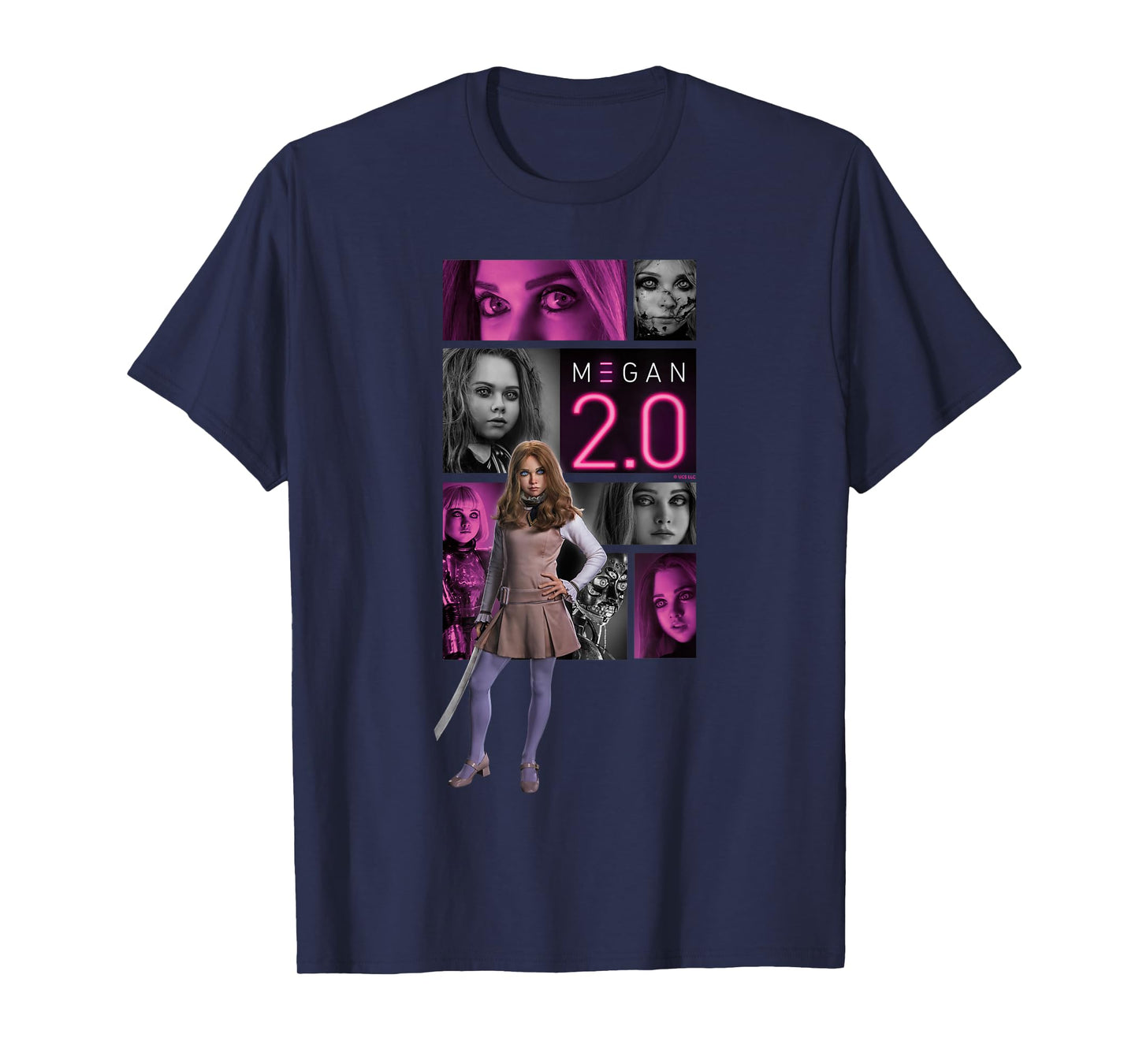 M3GAN 2.0 Killer Collage T-Shirt
