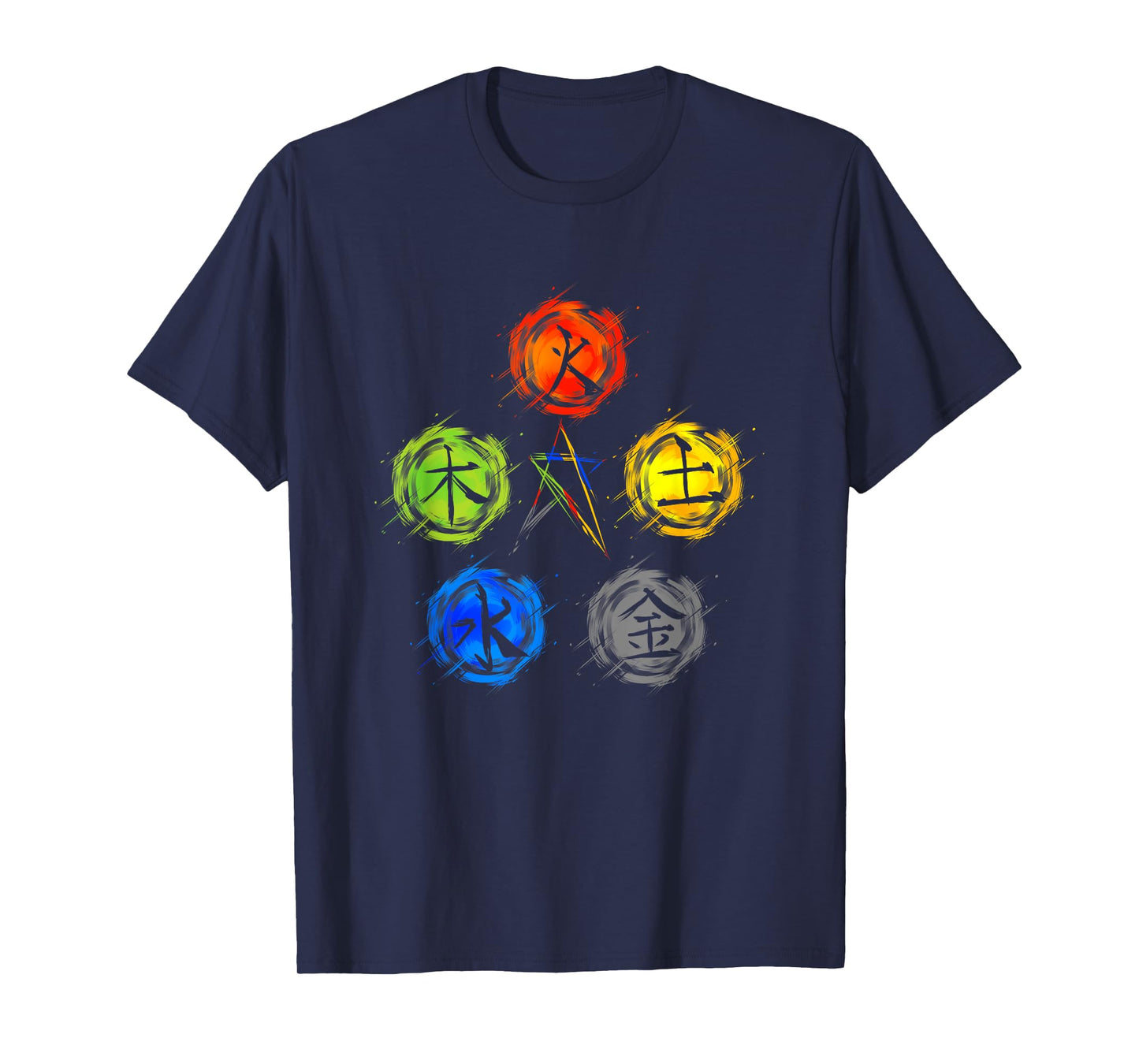 Qigong Five Elements Balance Tai Chi T-Shirt