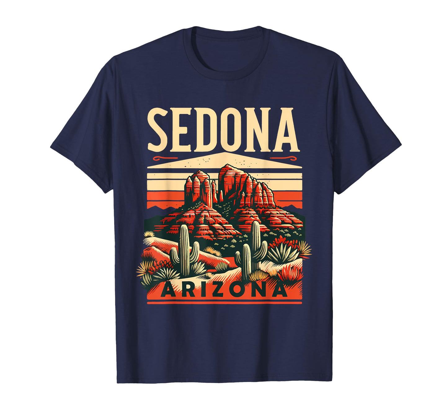 Vintage Sedona Arizona Hiking Outdoor Mountain Sedona AZ T-Shirt