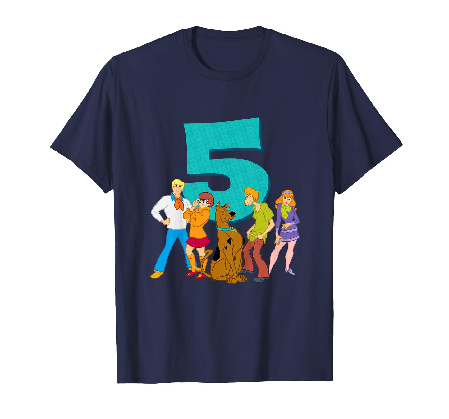 Kids Scooby-Doo 5th Birthday This Meddling Kid is 5 T-Shirt