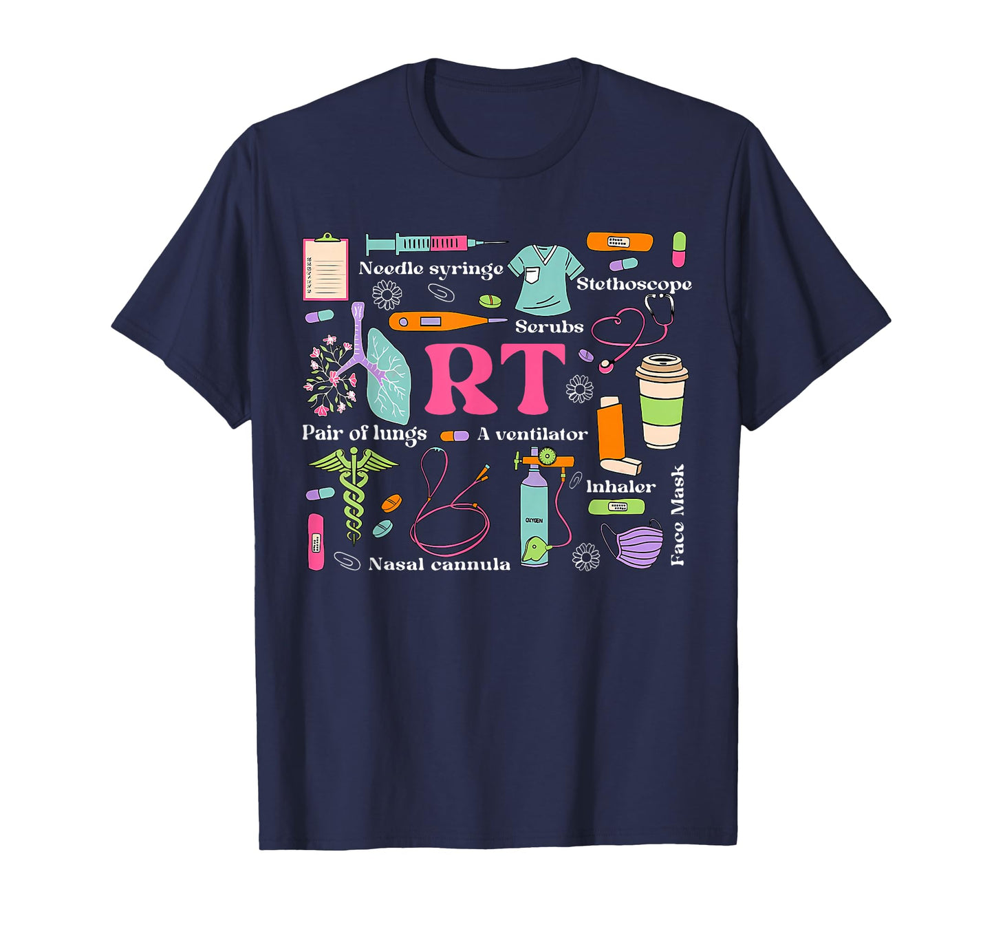 Respiratory Therapist Funny RT Care Respiratory Therapy T-Shirt
