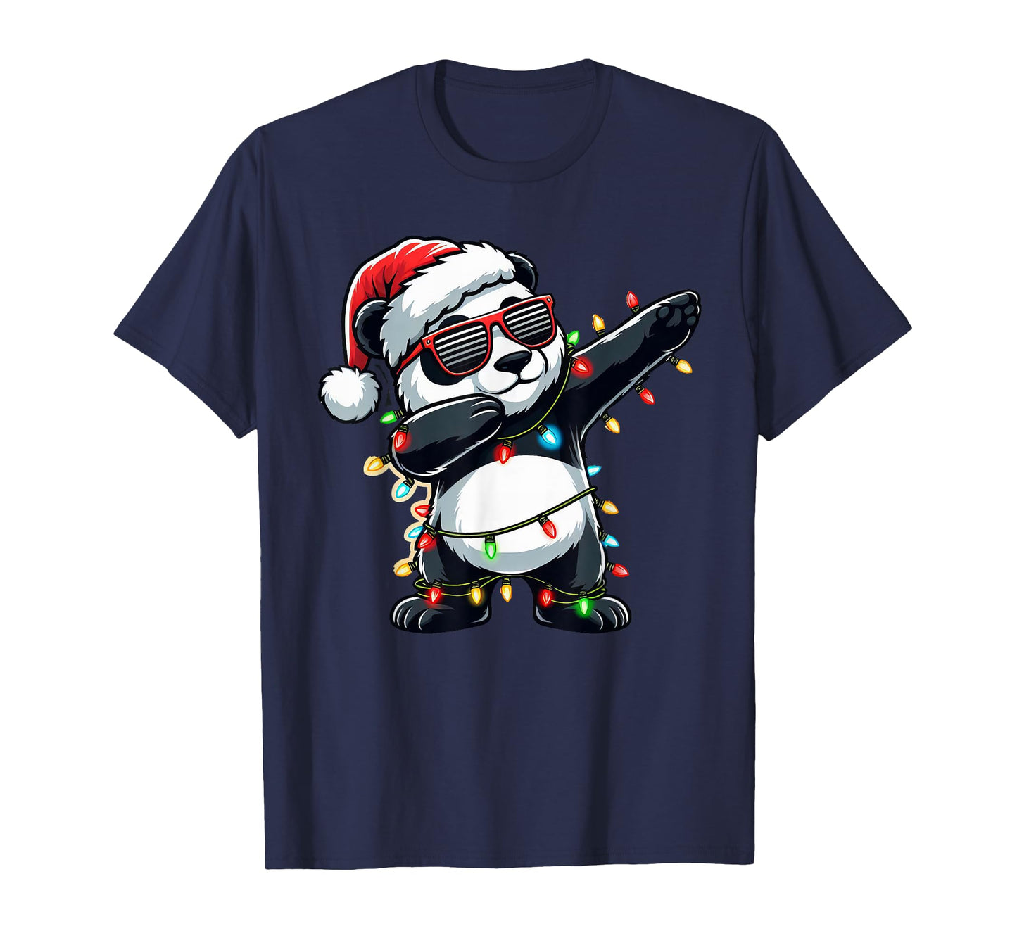 Dabbing Panda Xmas For Kids Boys Girl Panda Lover Christmas T-Shirt
