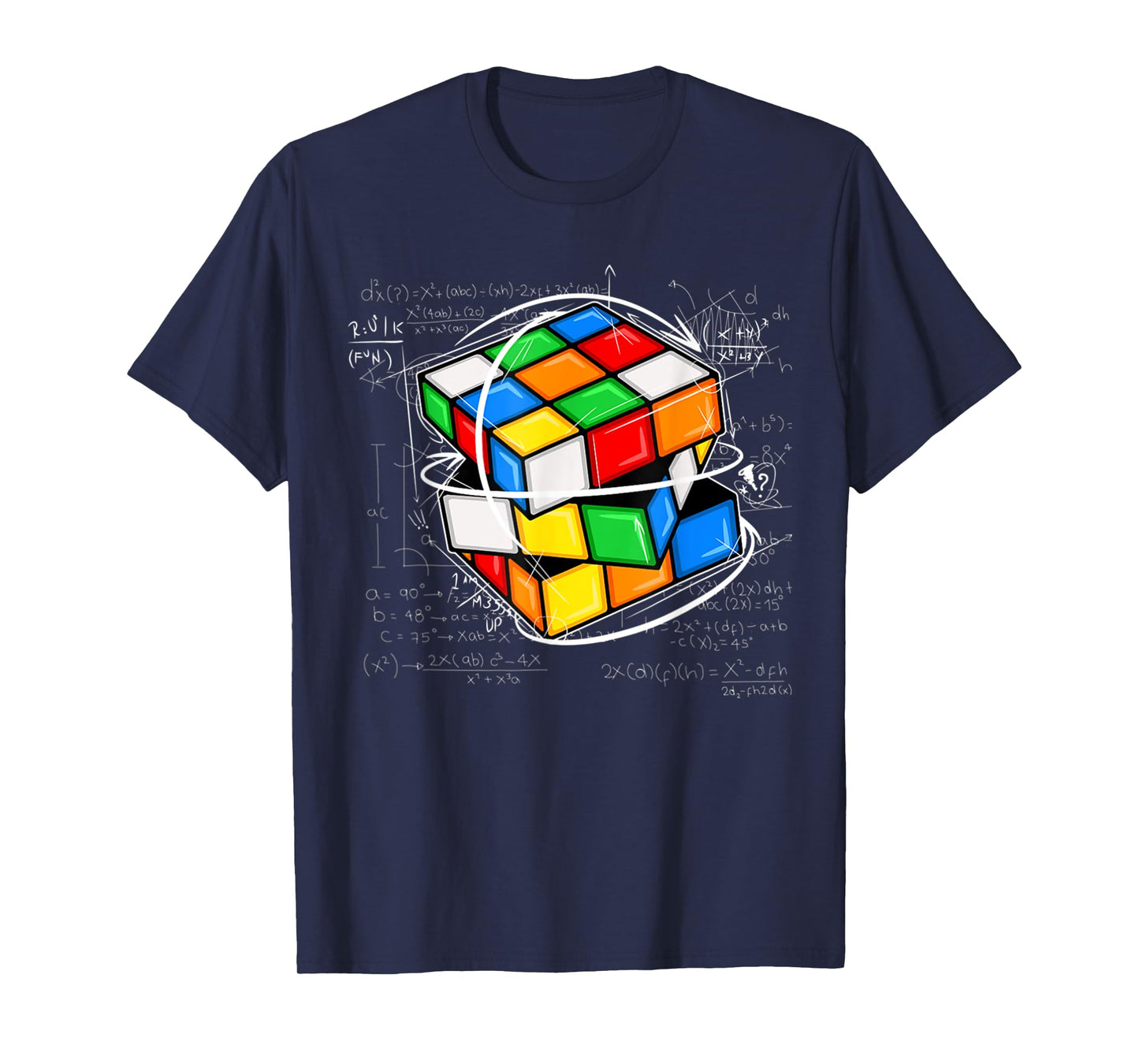 Melting Cube Speed Cubing Vintage Puzzle Youth Math T-Shirt