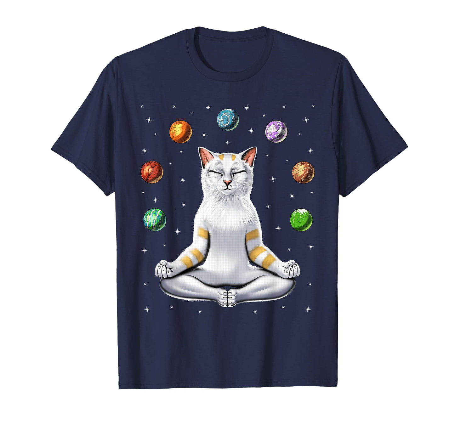 Cat Yoga Meditation Spiritual Zen Funny Cat Spirituality T-Shirt