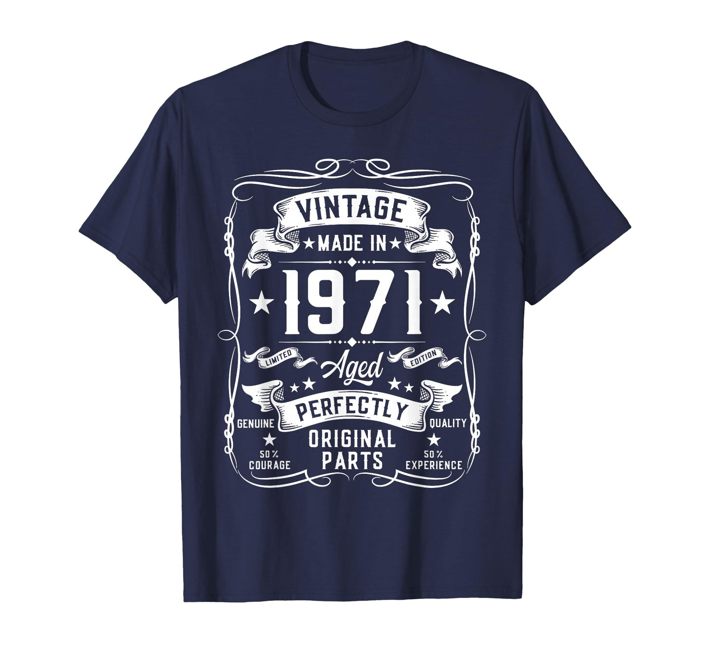 Vintage 1971 54 Years Old Gifts for Men 54yr 54th Birthday T-Shirt