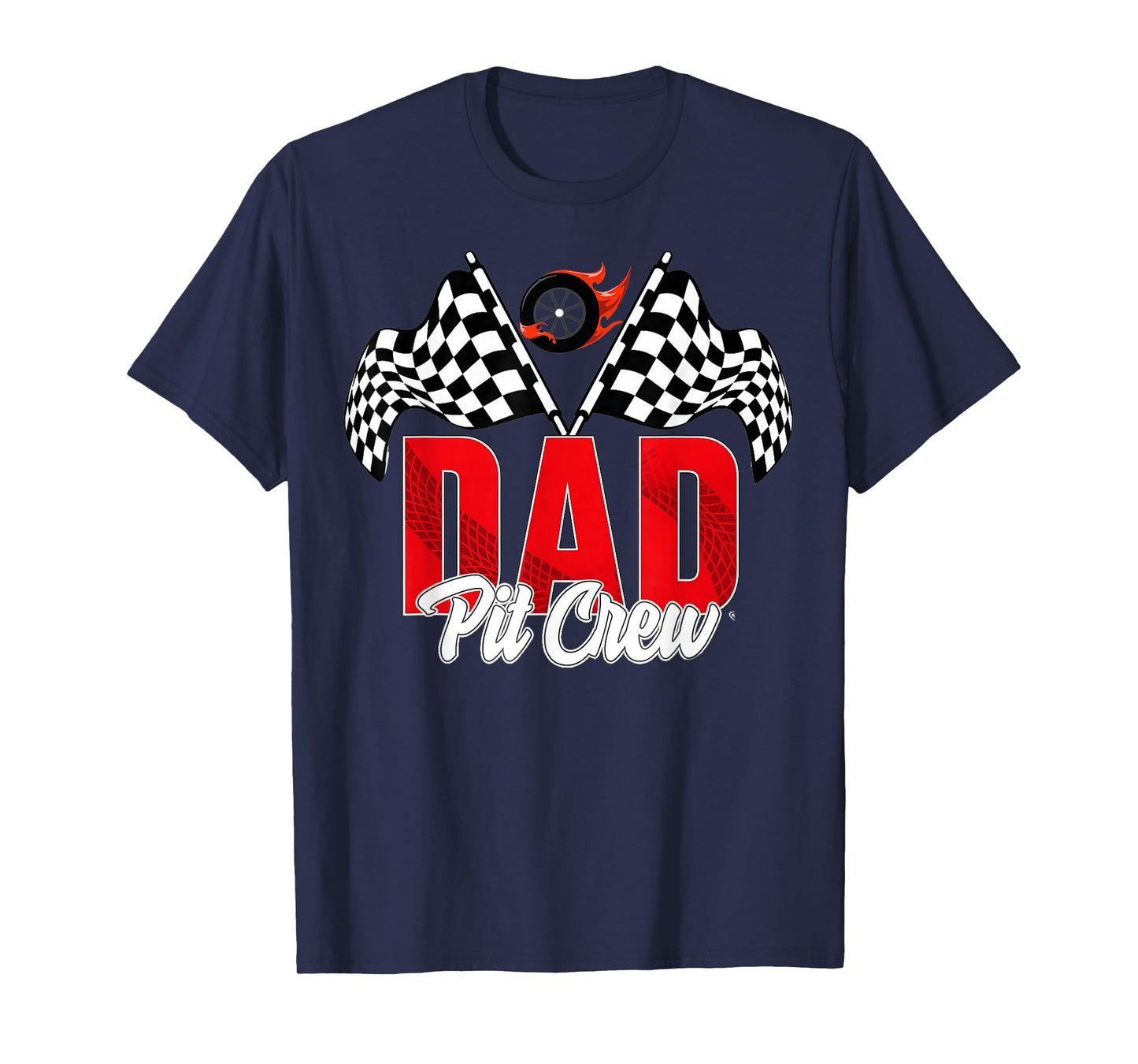 Race Car Birthday Party Racing Family Dad Pit Crew T-Shirt
