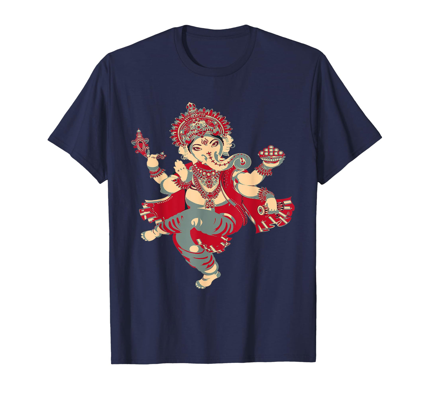 Yoga Shirts Spiritual Hindu God Ganesha T-Shirt Meditation T-Shirt