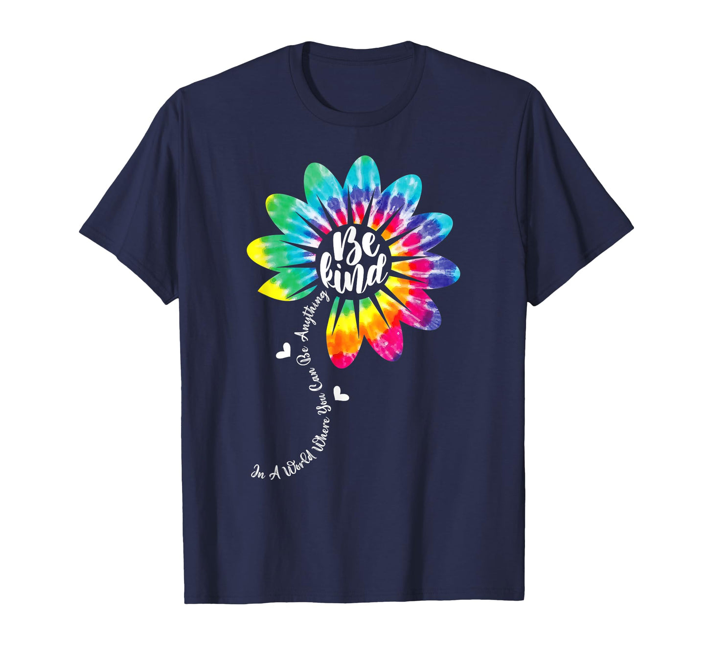UNITY DAY Orange Anti Bullying Be Kind Kindness Tie Dye T-Shirt