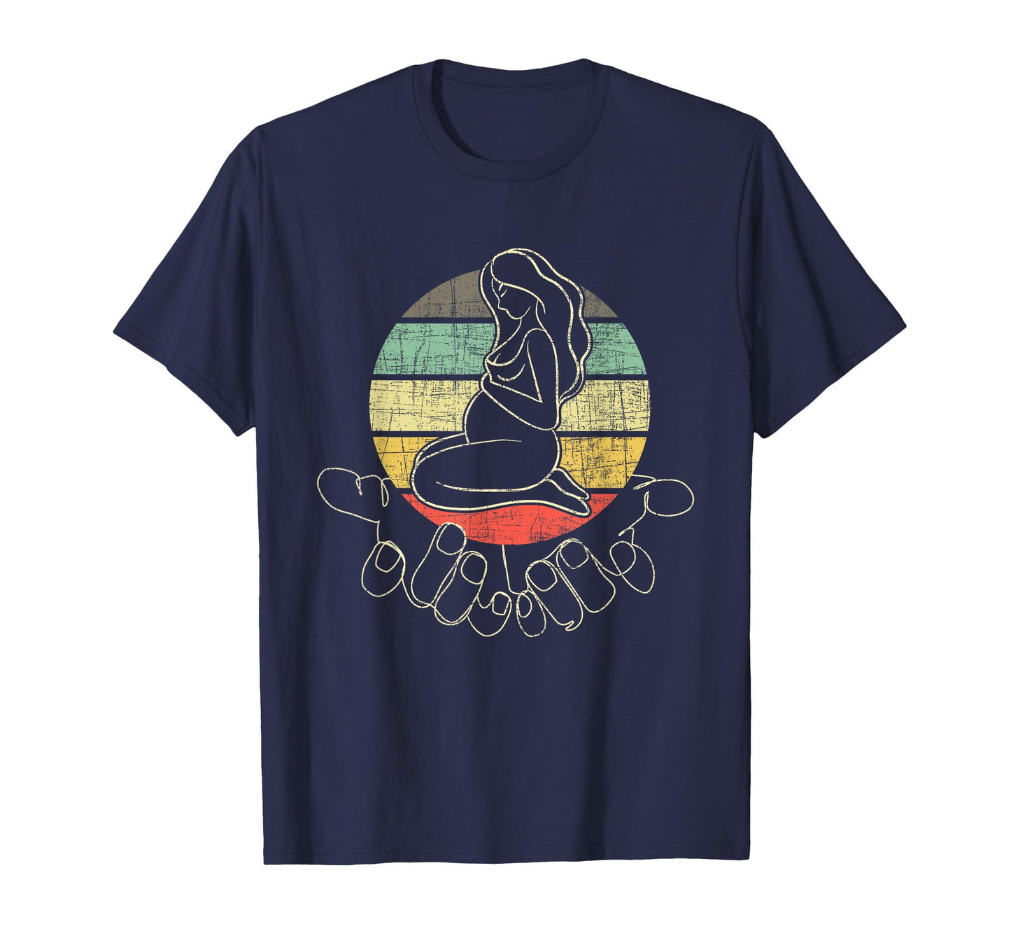 Retro Doula Midwifery - Midwives Childbirth Labor Assistant T-Shirt