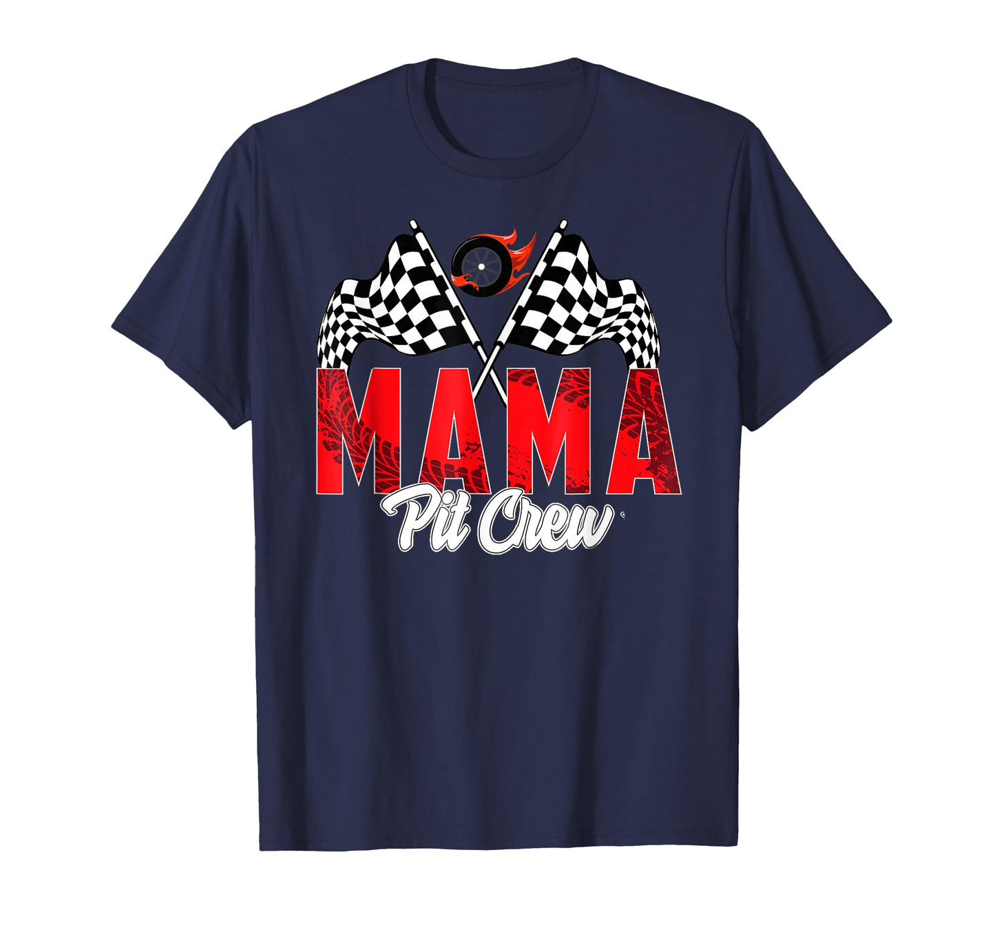 Race Car Birthday Party Racing Family Mama Pit Crew T-Shirt