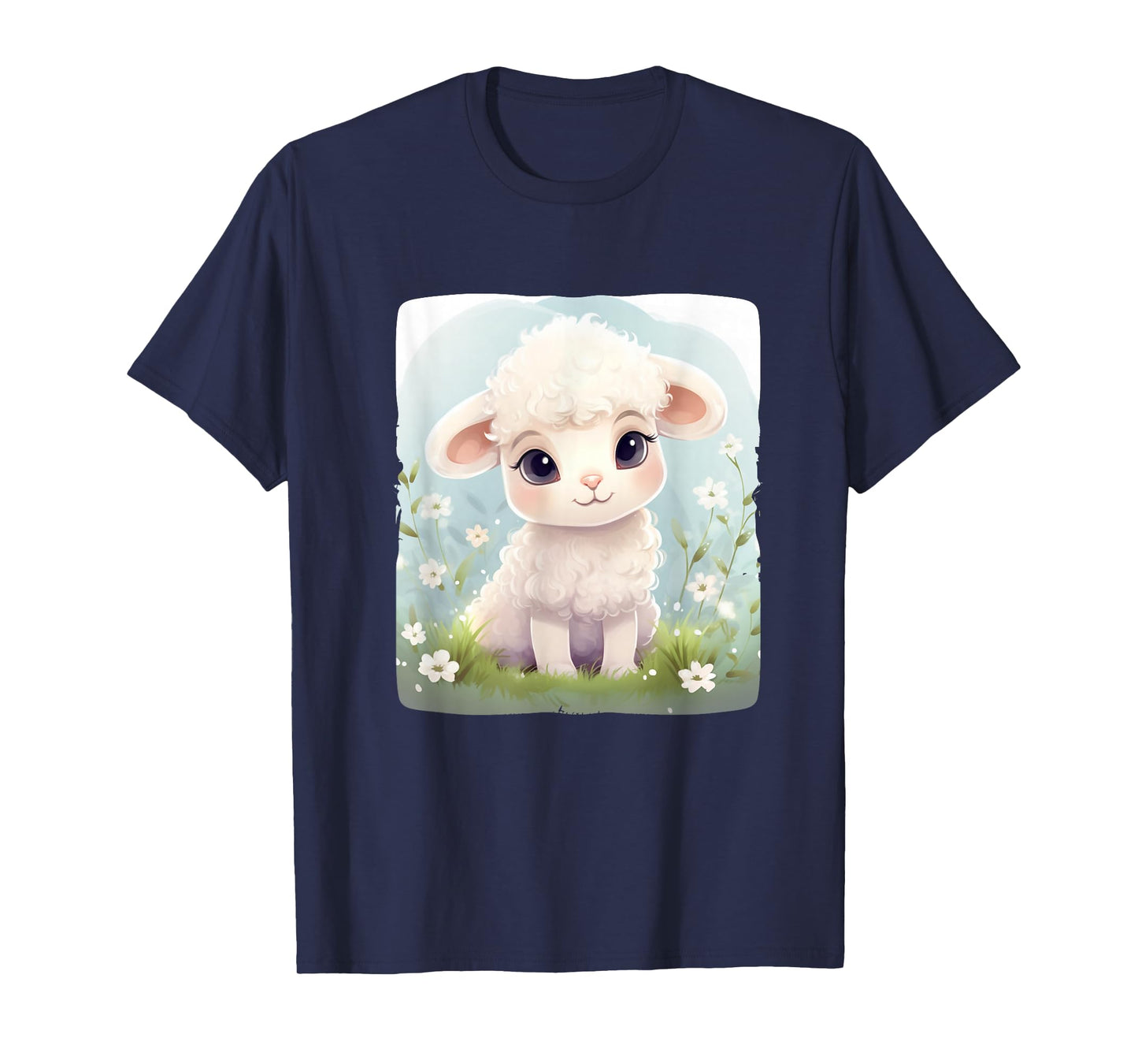 Cute lamb face for little boys and girls T-Shirt