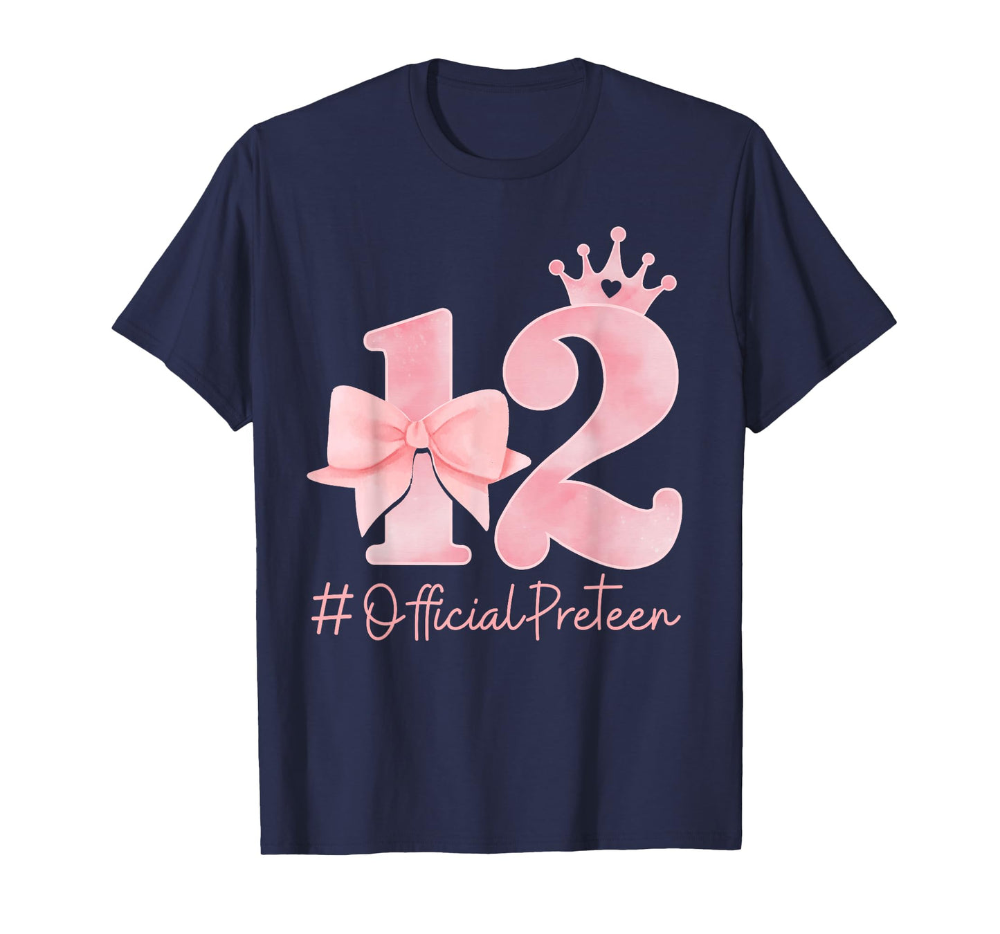 12 Official Pre-Teen 12th Birthday Girl Coquette 12 Year Old T-Shirt