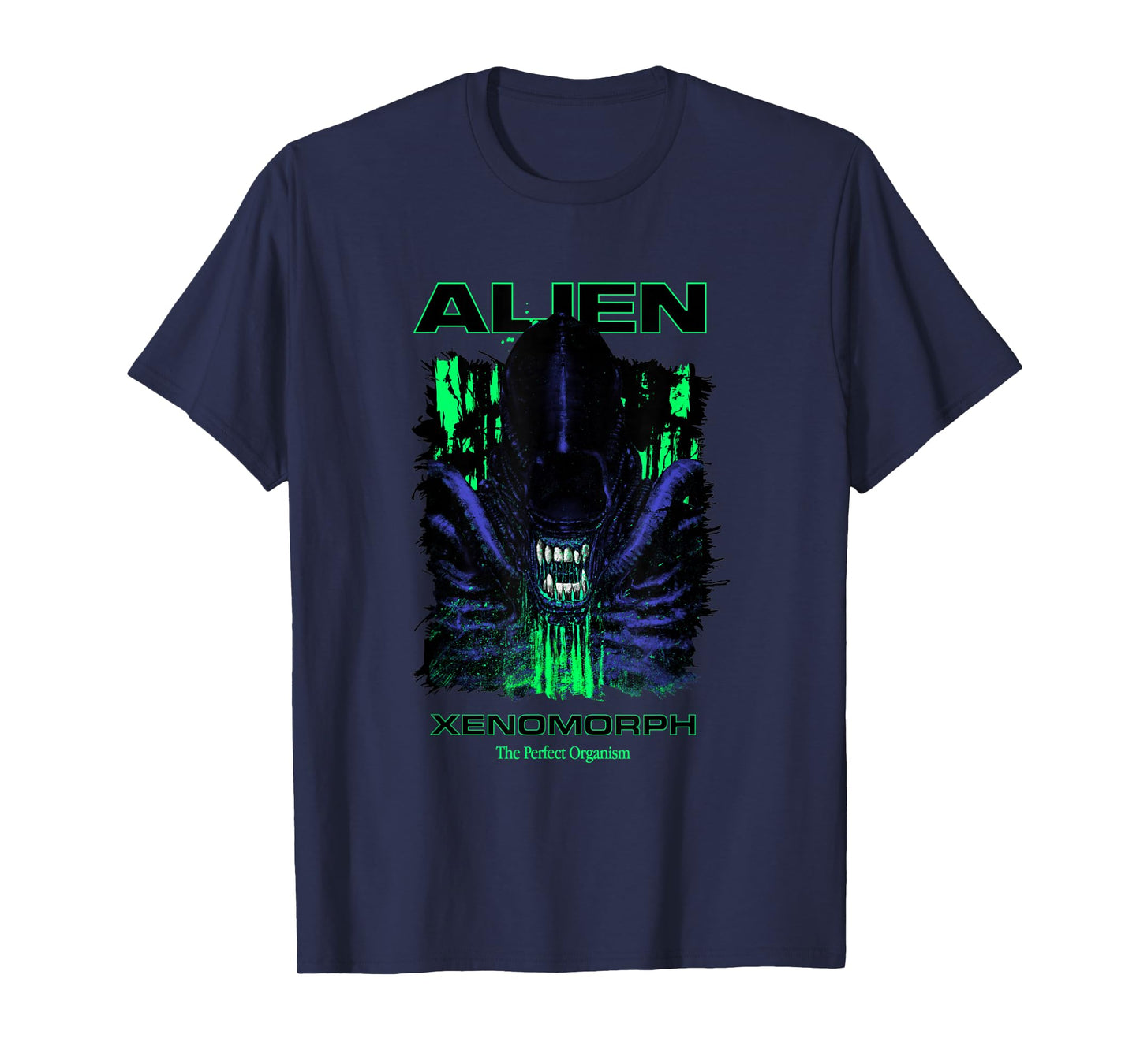 Alien Neon Xenomorph The Perfect Organism T-Shirt