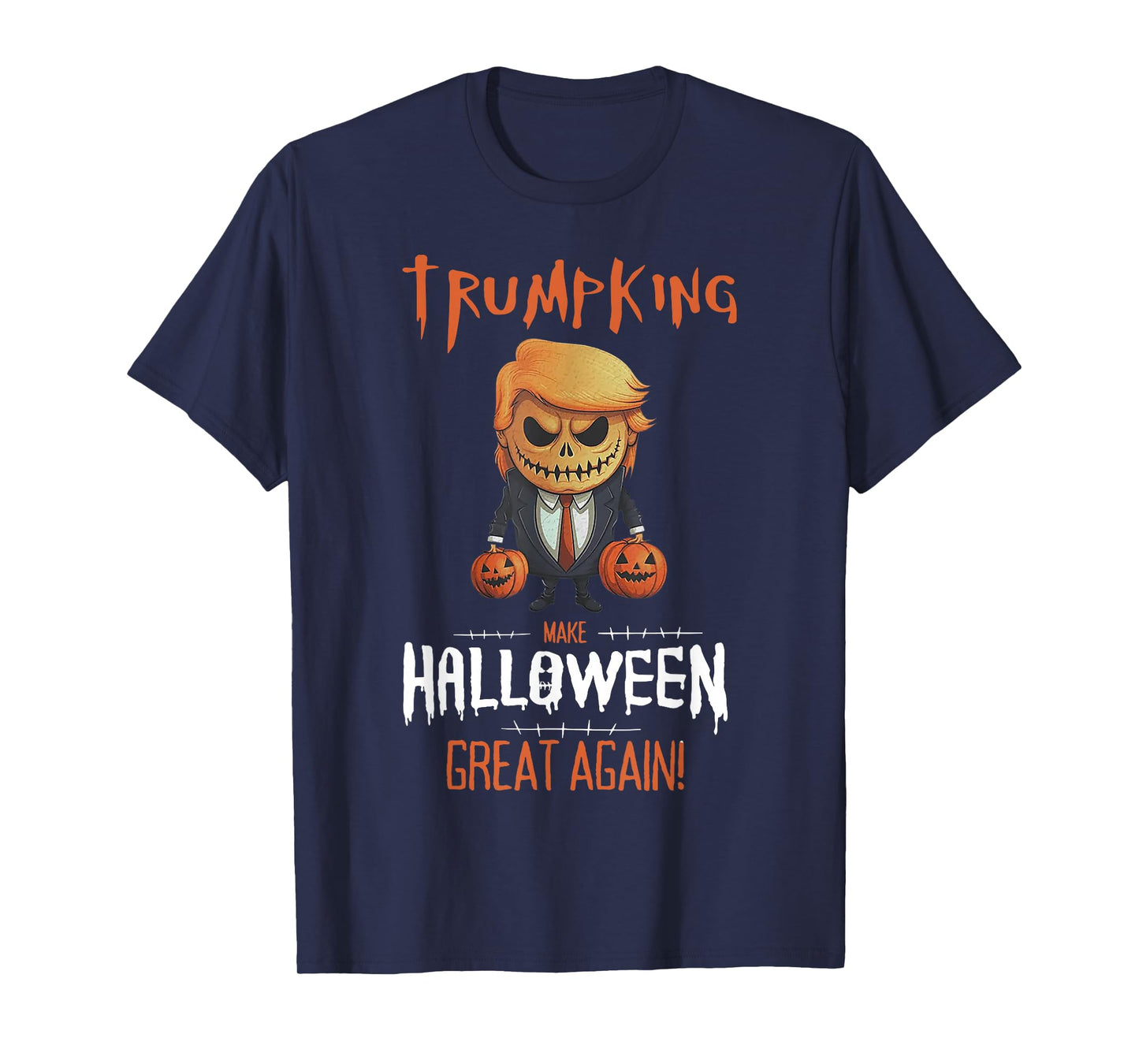 Trump Pumpkin Make Halloween Great Again T-Shirt