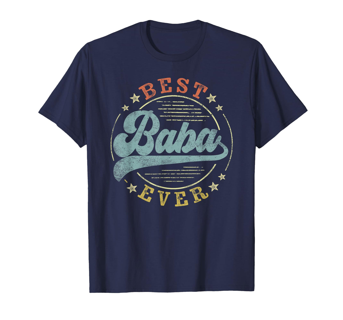 Best Baba Ever Father's Day Baba Gifts Vintage Emblem T-Shirt