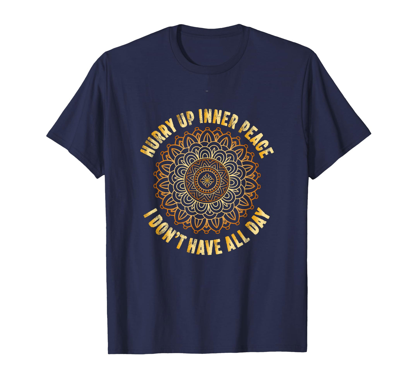 Funny Buddhist Inner Peace Irony Parody Buddhism Mantra Yoga T-Shirt