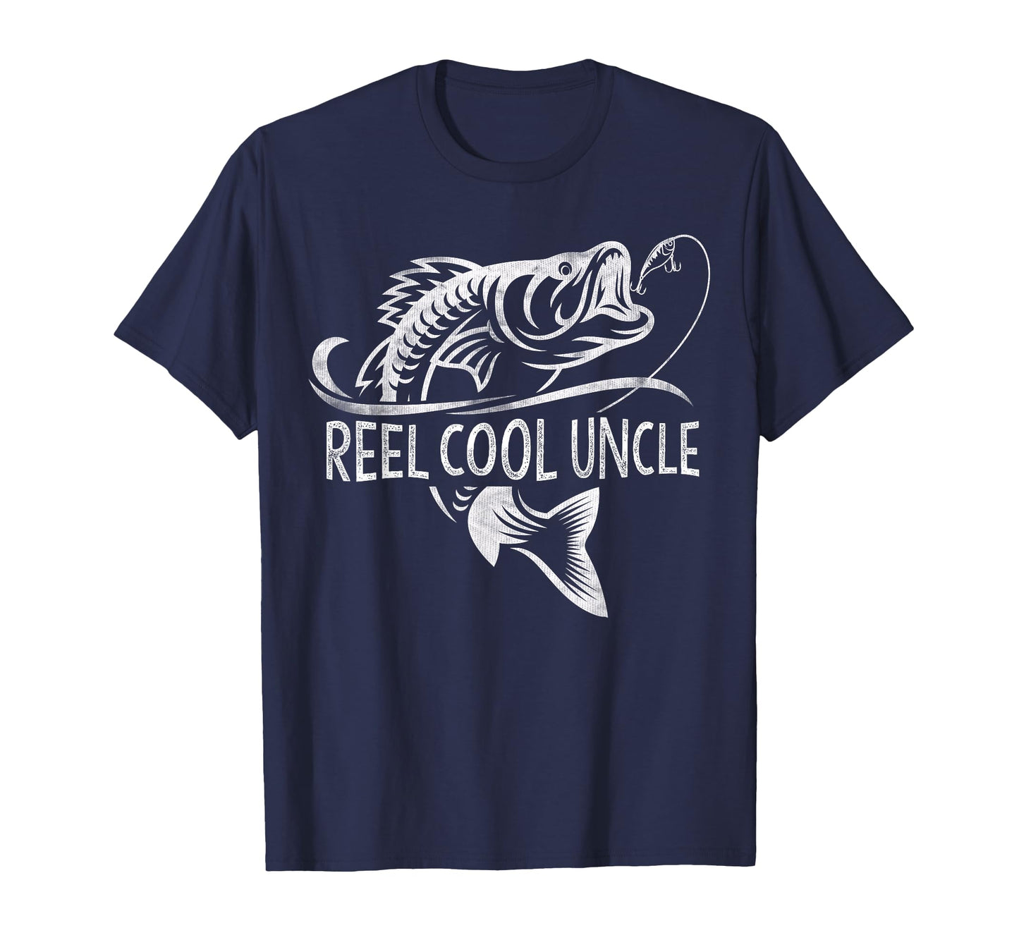 Reel Cool Uncle Fishing Gifts Uncle Father's Day T-Shirt