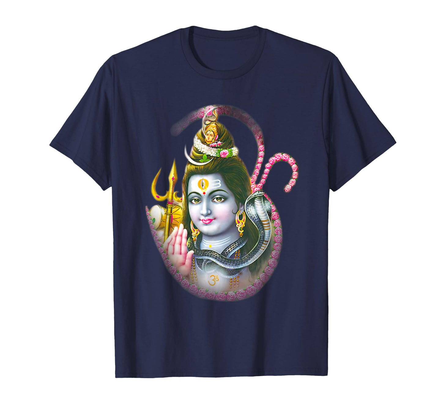 Yoga Shirts Spiritual Hindu God Krishna T-Shirt Meditation T-Shirt