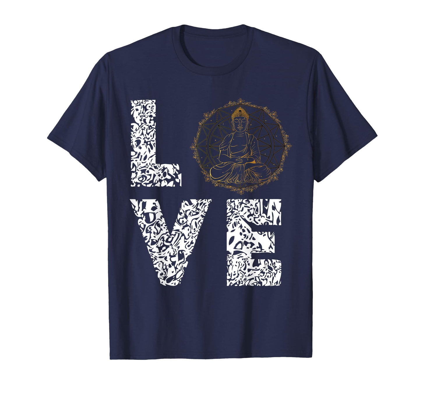 Buddha Love Buddhism Gautama Buddhist Festival Diwali Dhyana T-Shirt