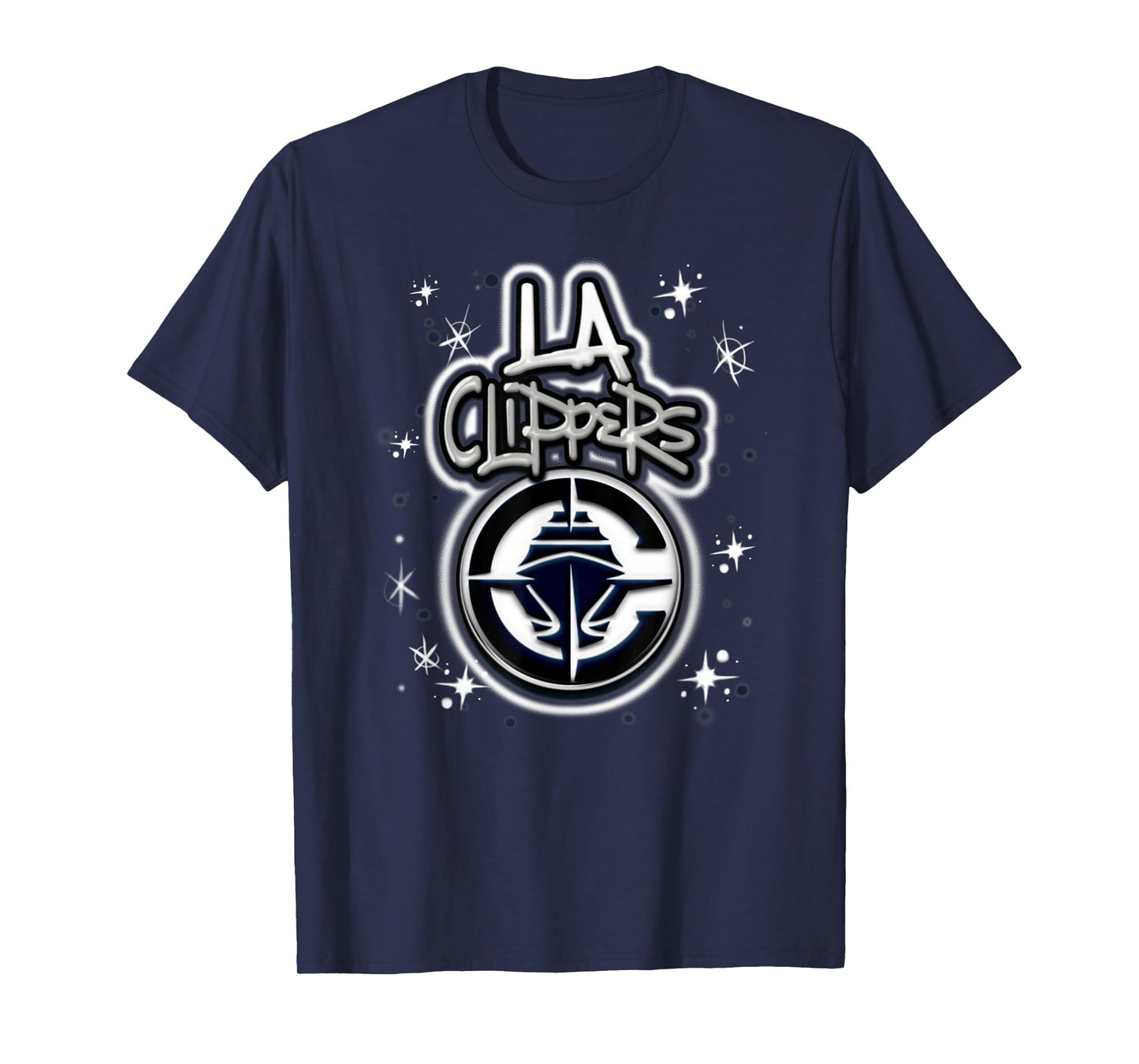 NBA Los Angeles Clippers Airbrush Logo T-Shirt