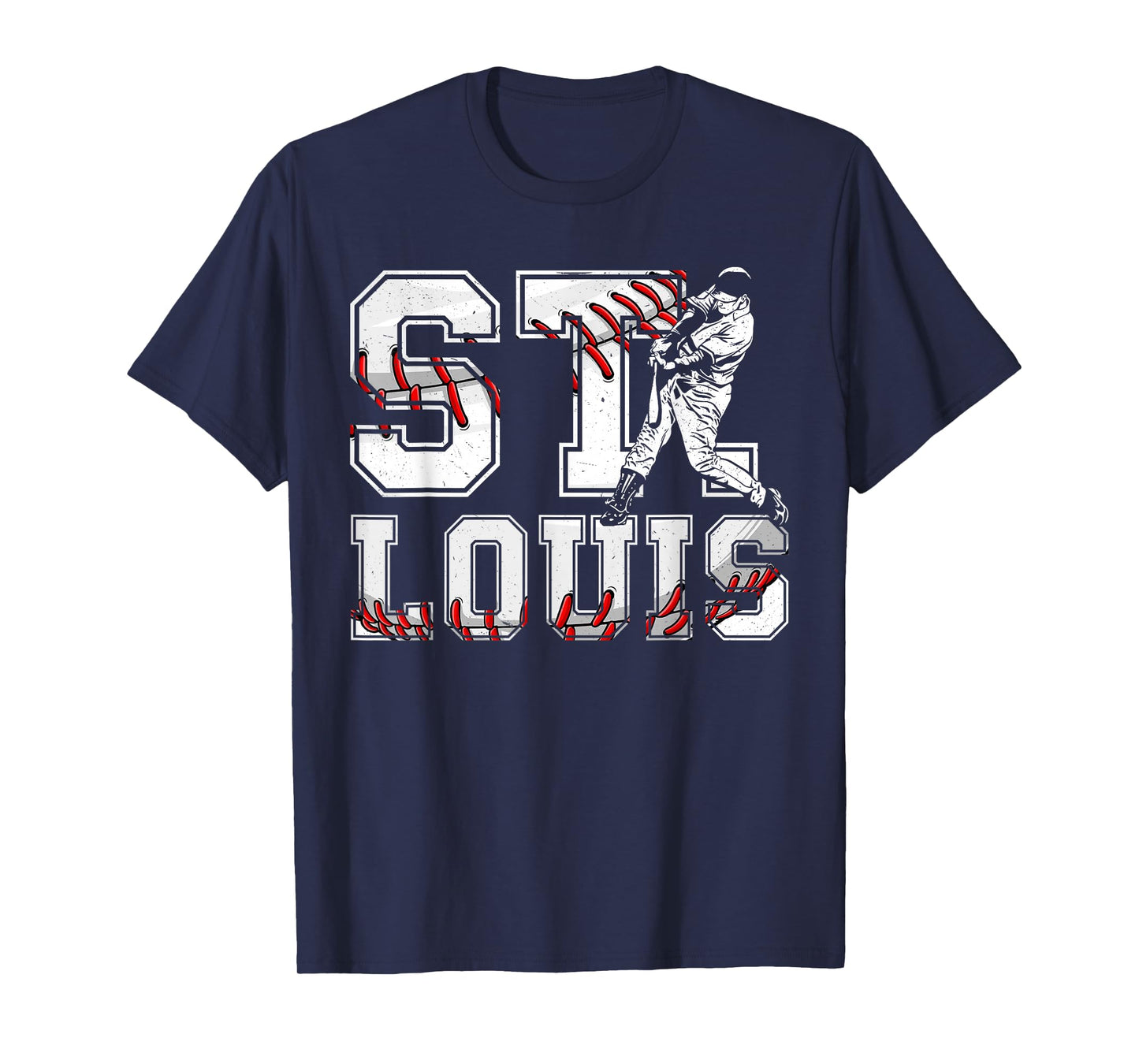 St. Louis Retro Baseball Lover Met At Game Day Men Boys Kids T-Shirt