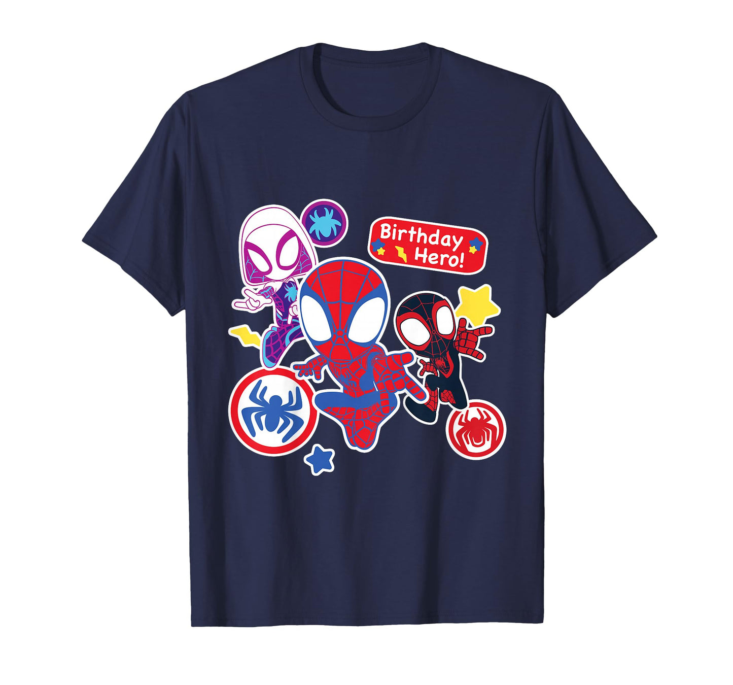 Marvel Spidey and His Amazing Friends Birthday Hero T-Shirt