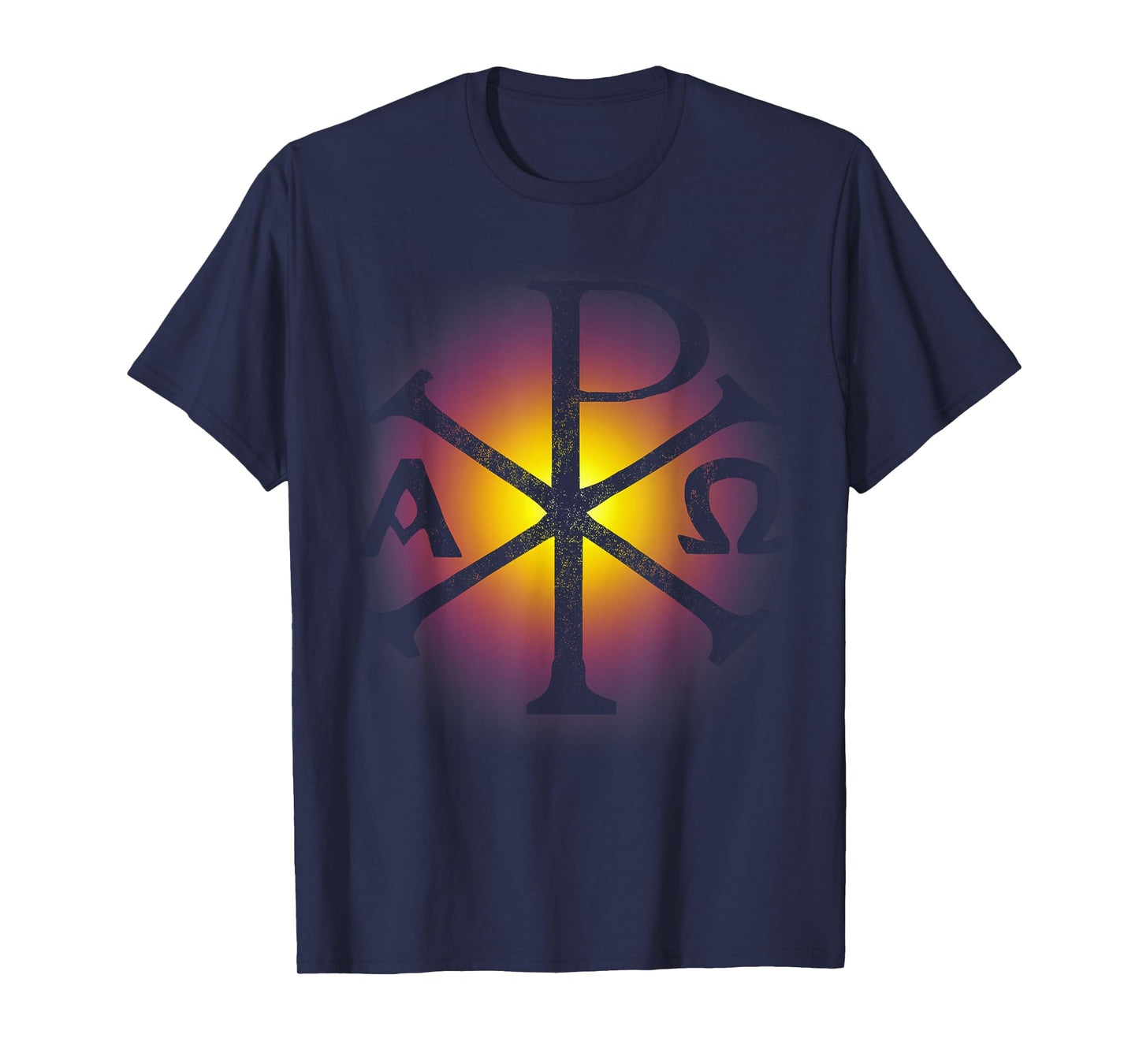 Chi Rho Tshirt - Christian Symbol Shirt for Church