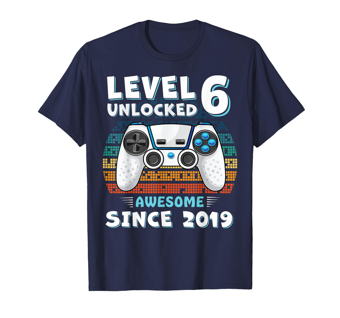 6 Year Old BDay Decorations Son Boy 6yr 2020 6th Birthday T-Shirt