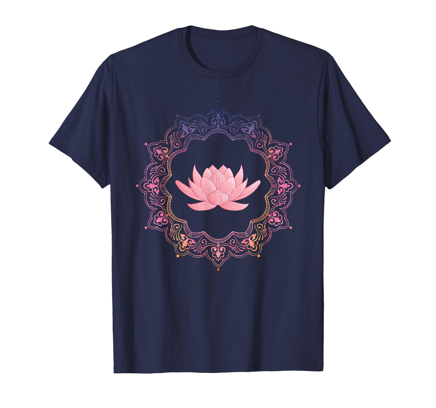 Lotus Mandala Circle | Spiritual Yoga T-Shirt
