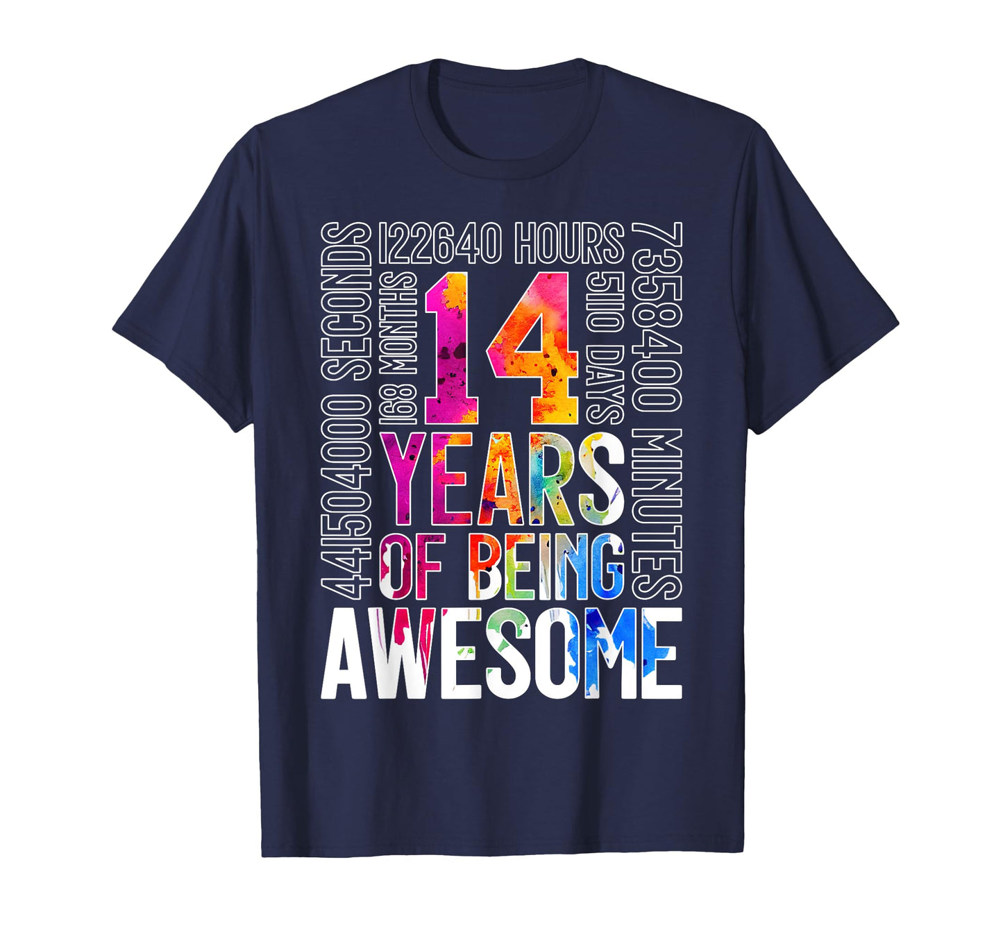 14 YEARS OF BEING AWESOME 14TH BIRTHDAY T-Shirt