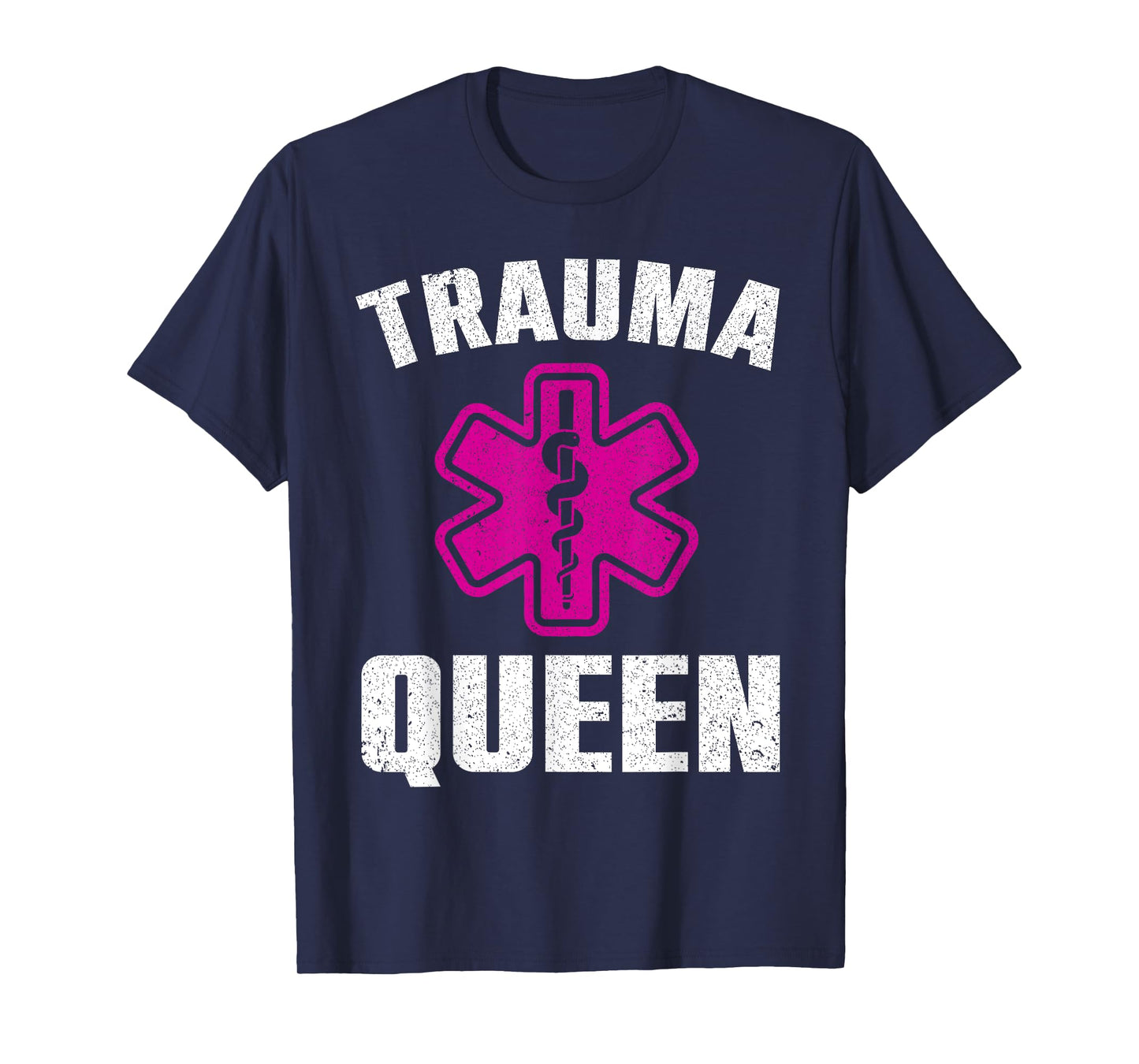 Funny Trauma Queen Art For Paramedic Women EMT Lover Girls T-Shirt