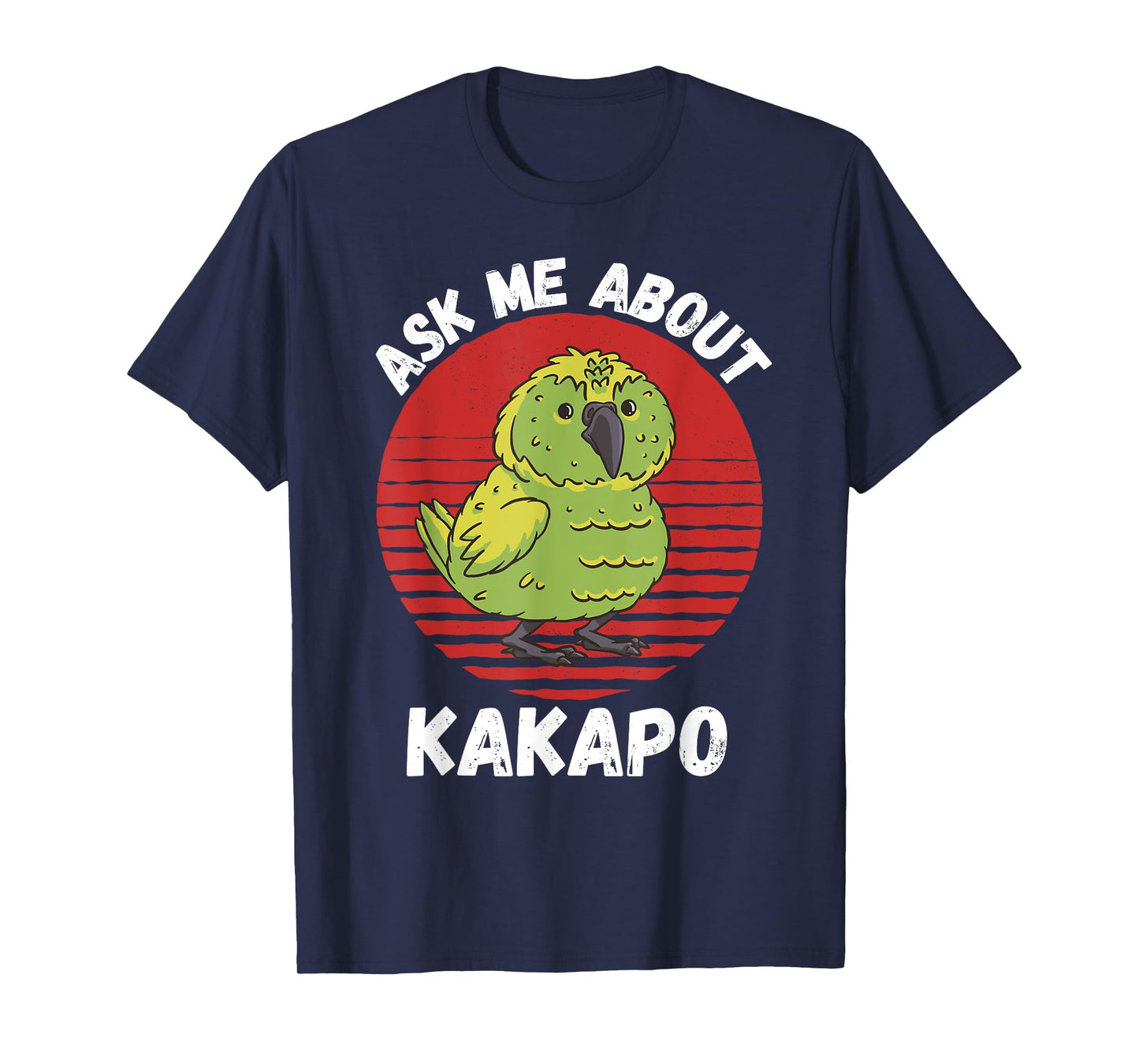 Retro Kakapo Ask Me About Kakapo Bird Lover T-Shirt