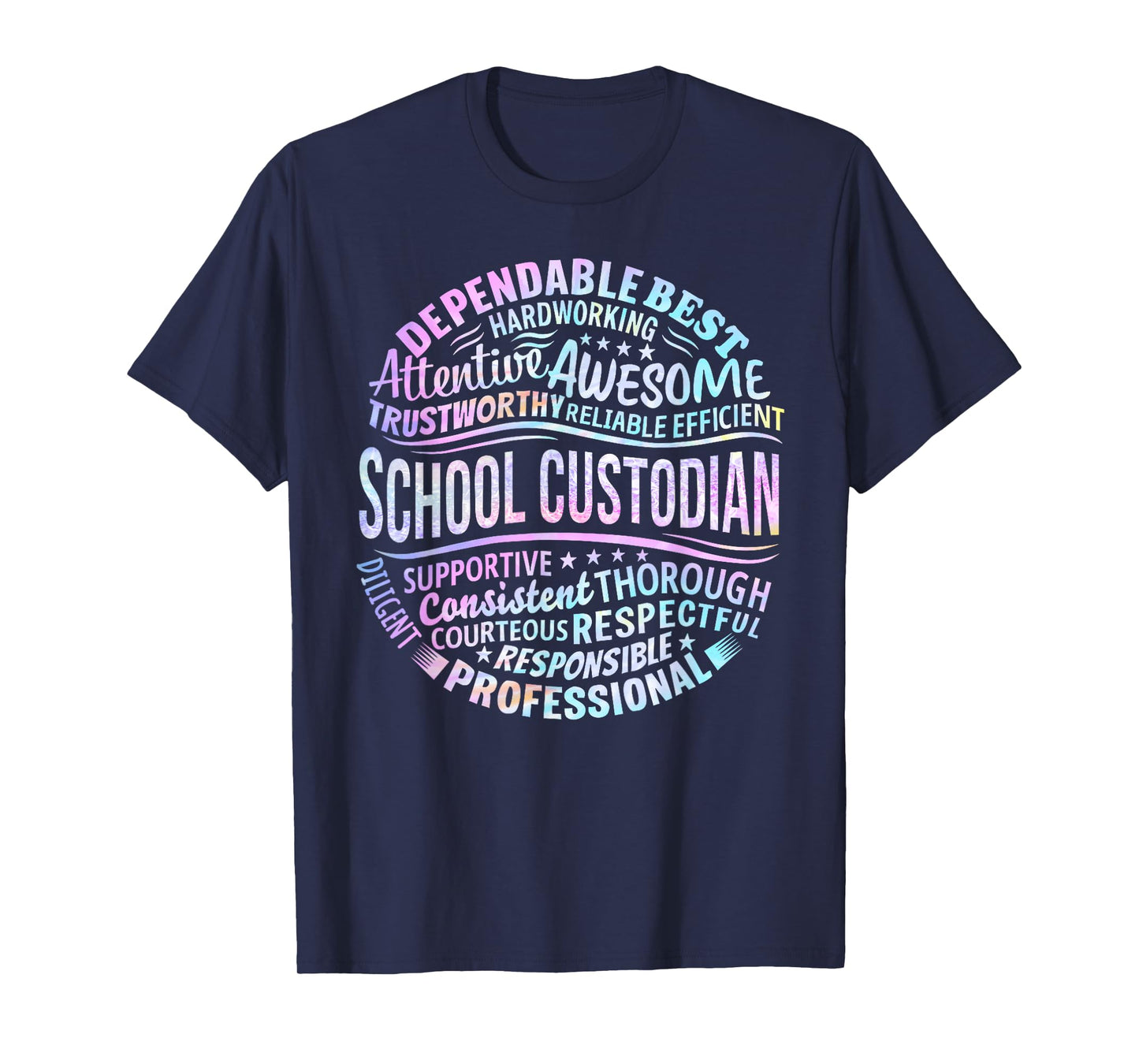 School Custodian Janitor Funny Appreciation Gift T-Shirt