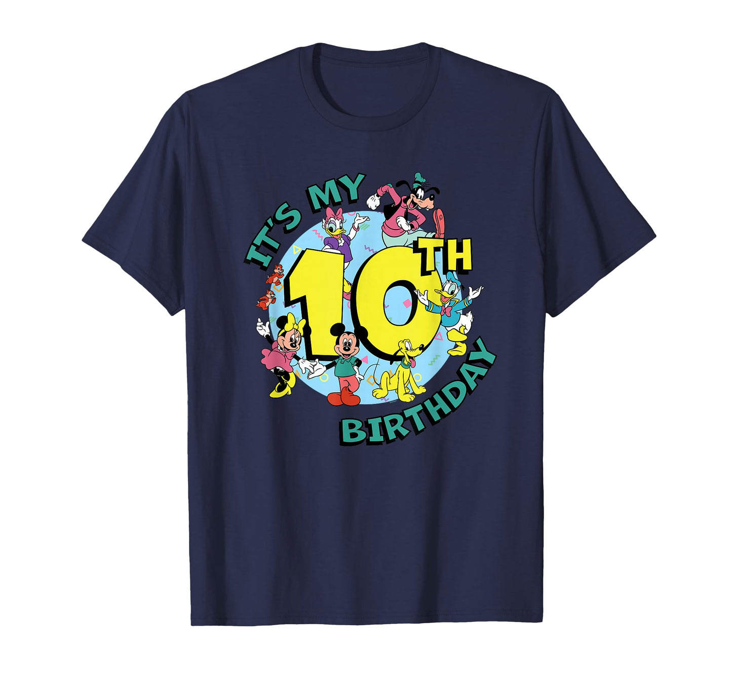 Disney Mickey and Friends It's My Tenth 10th Birthday T-Shirt