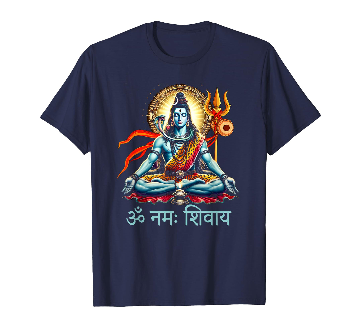 Shiva Hindu God Shiva Yoga Meditation Spiritual Religious T-Shirt