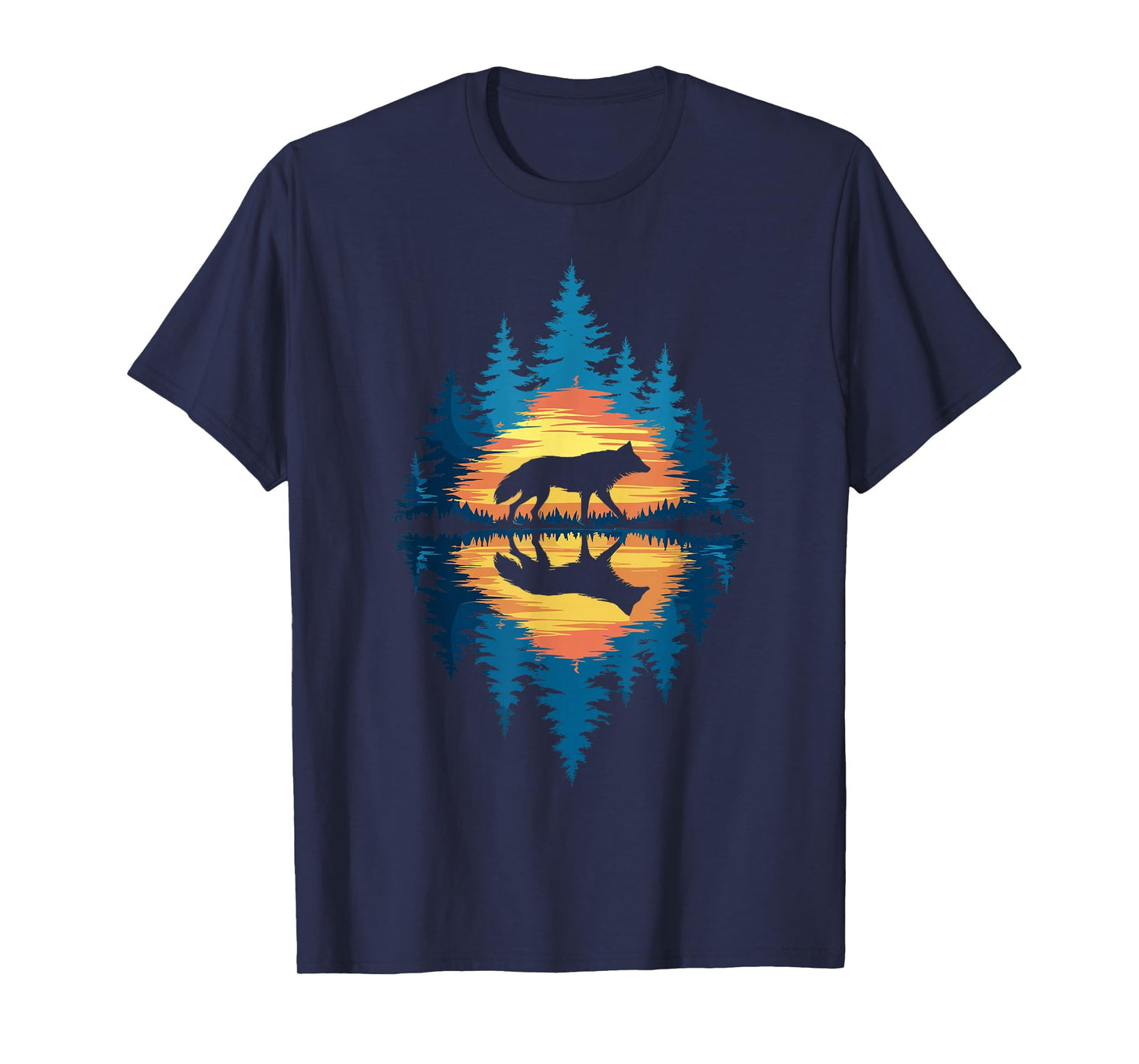 Wolf Forest Nature Wildlife Outdoor Men Women Kids Boys T-Shirt