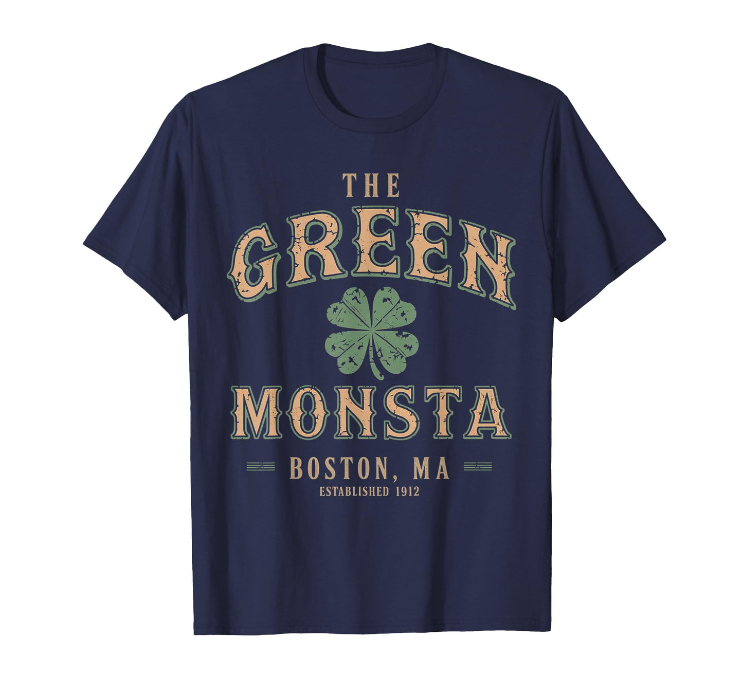 The Green Monsta Outfits St Patricks Day | Boston Name Proud T-Shirt