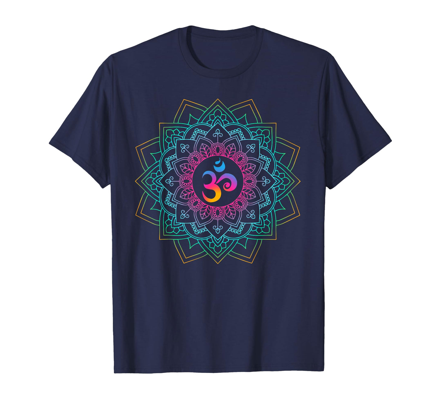 Om Meditations Mandalas Yoga Unisex T-Shirt