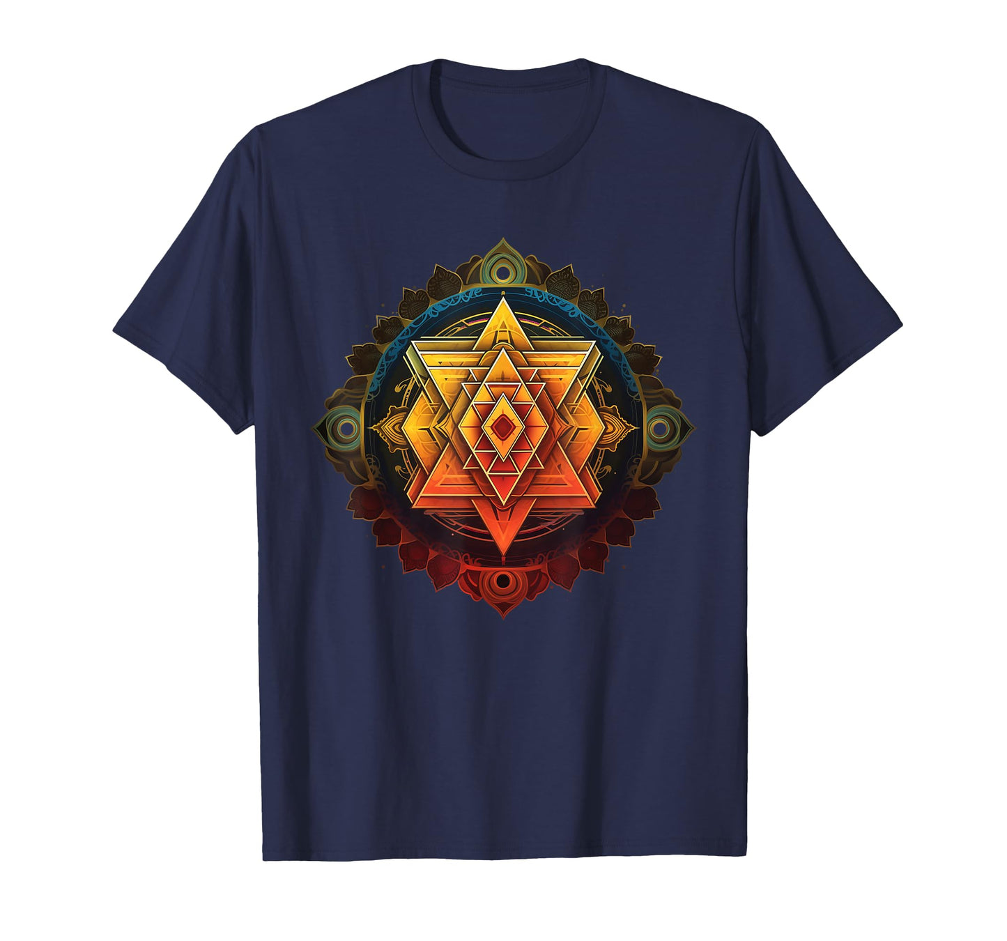 Sri Yantra Sacred Geometry Spiritual Healing T-Shirt