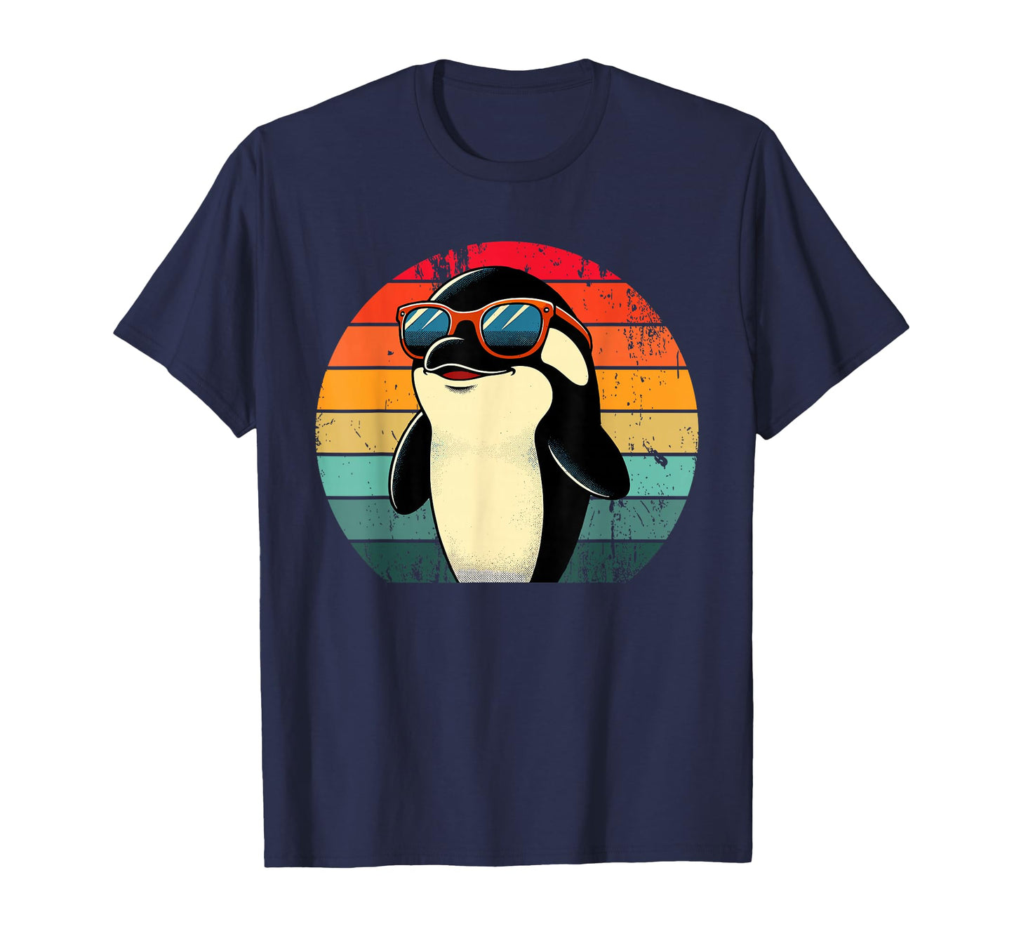 Pool Party Retro Orca Men Women Kids Funny Orca T-Shirt
