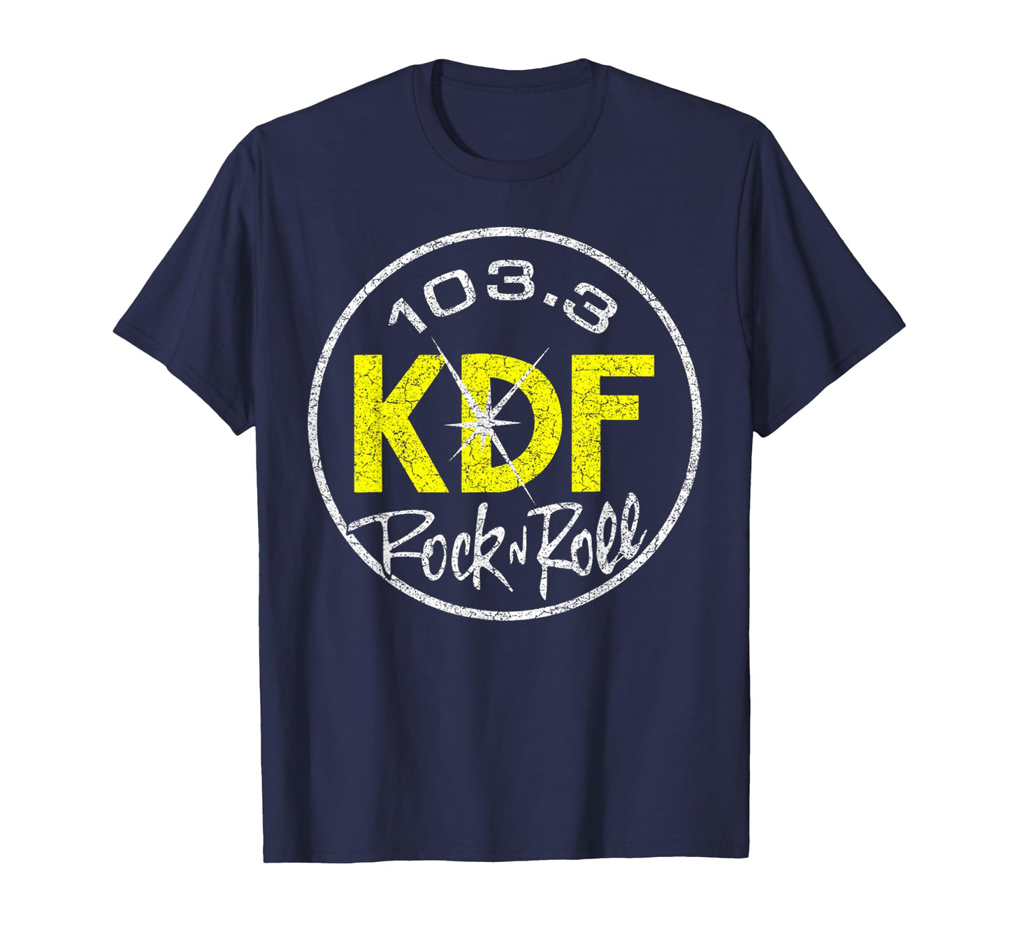 Vintage Graphic 103 KDF Retro Music Rock & Roll Lover Gift T-Shirt