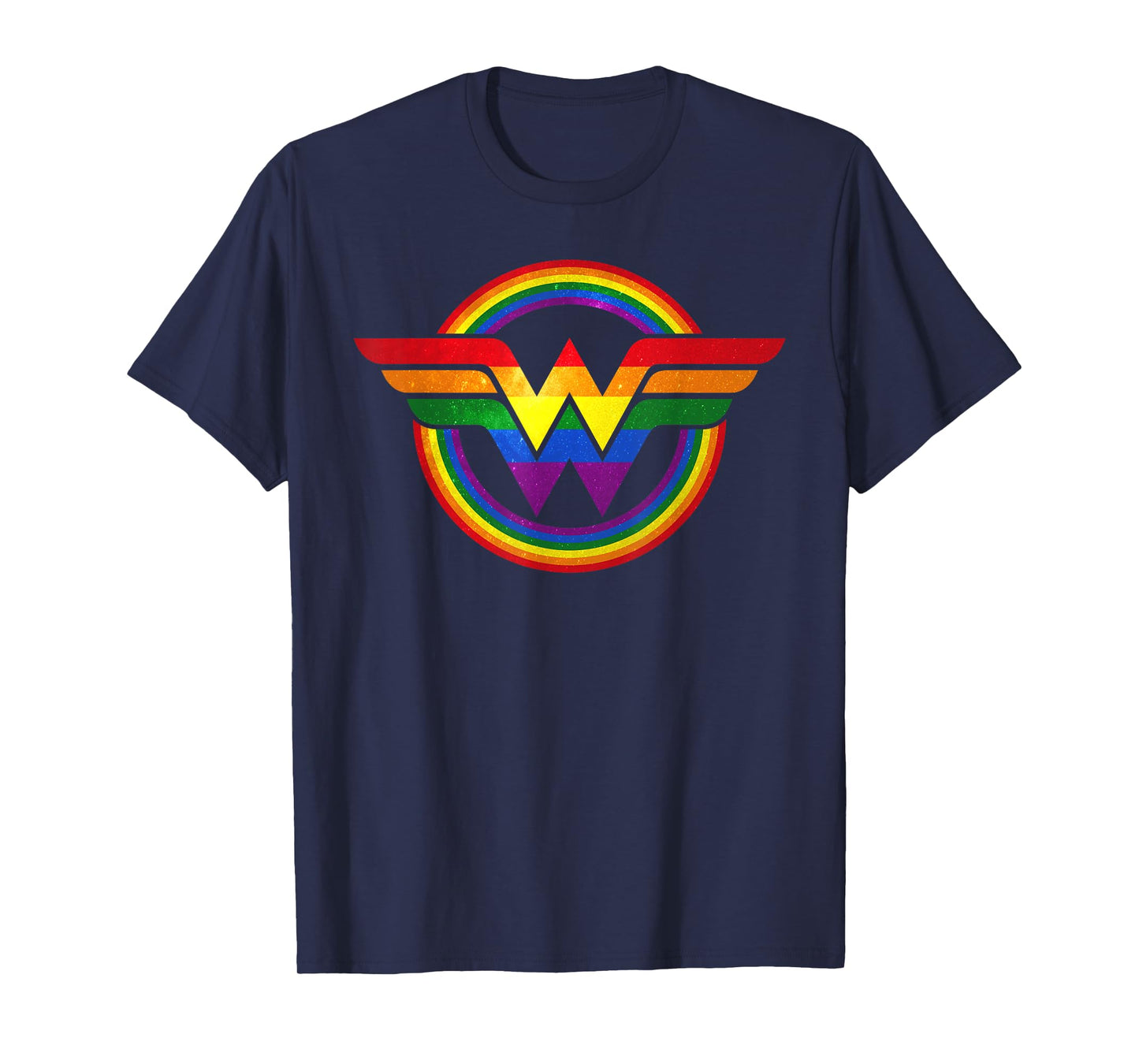 Wonder Pride Gay Hero Proud Ally LGBTQ Rainbow Flag T-Shirt