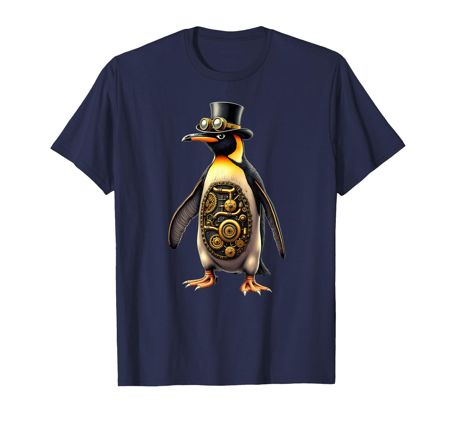Aesthetic Steampunk Penguin Halloween T-Shirt