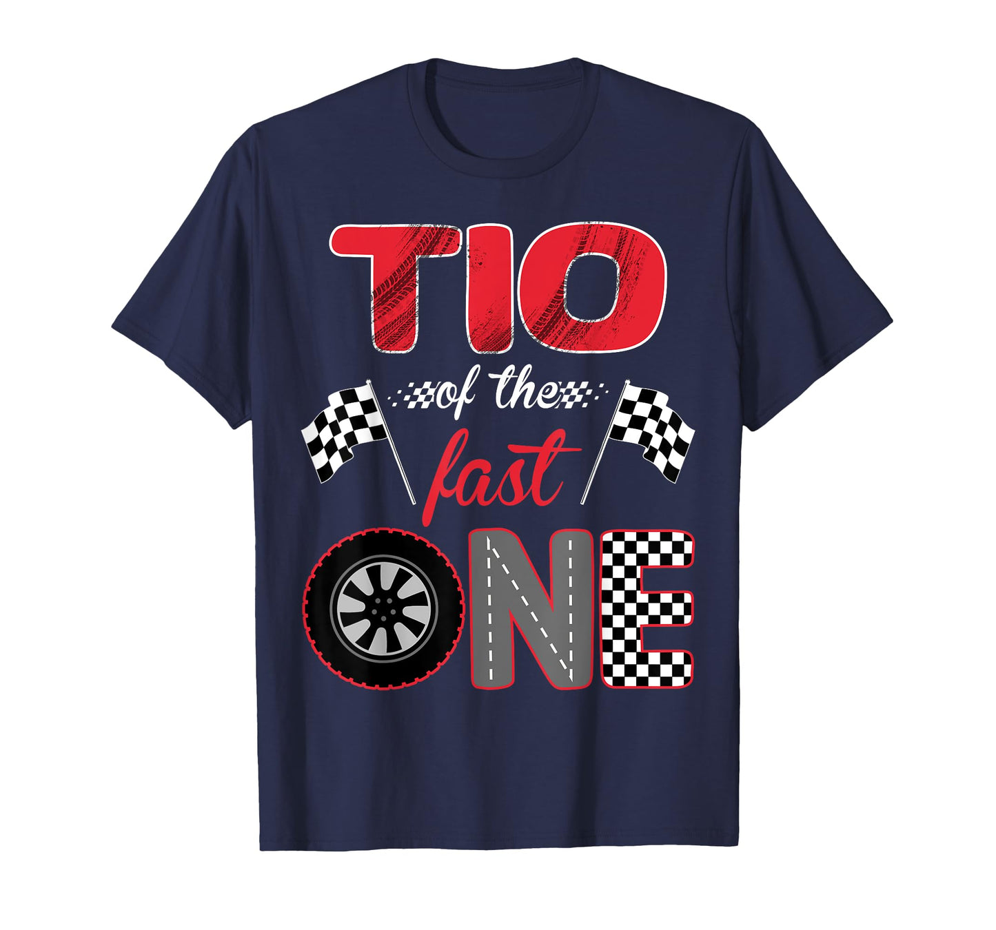 Tio Of The Fast One Birthday 1st Race Car Family T-Shirt