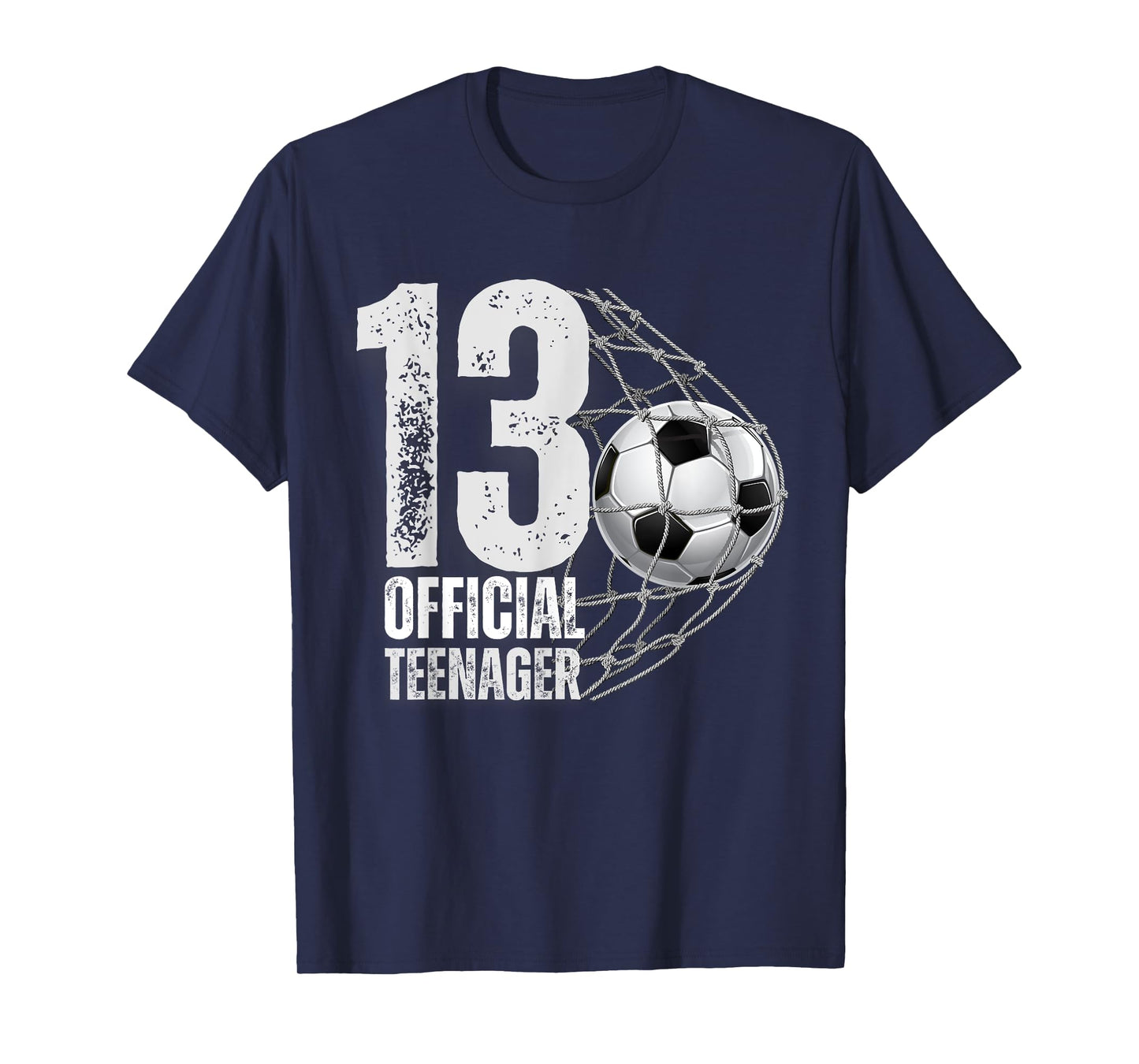 13 Years Official Teenager Soccer 13th Birthday Boys Girls T-Shirt
