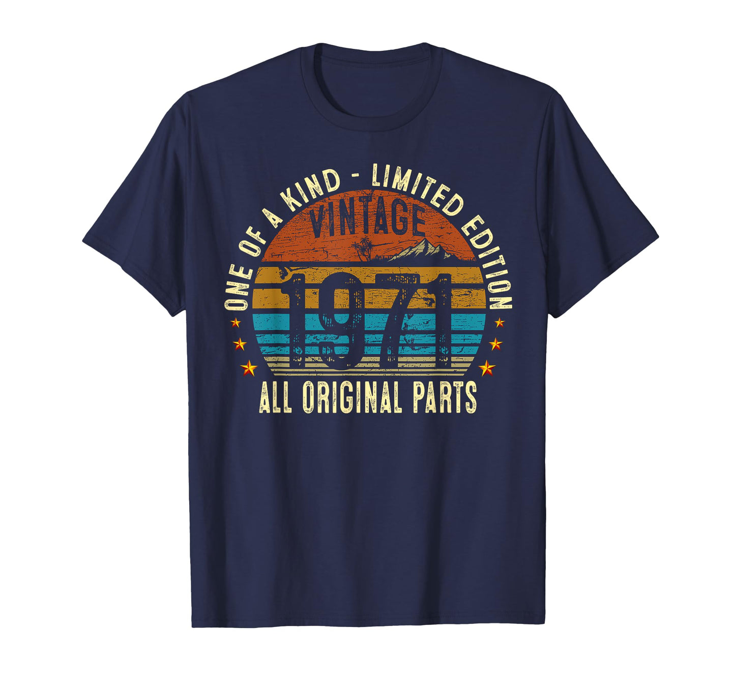 Vintage 1971 54 Years Old Men Women 54th Birthday Gifts T-Shirt