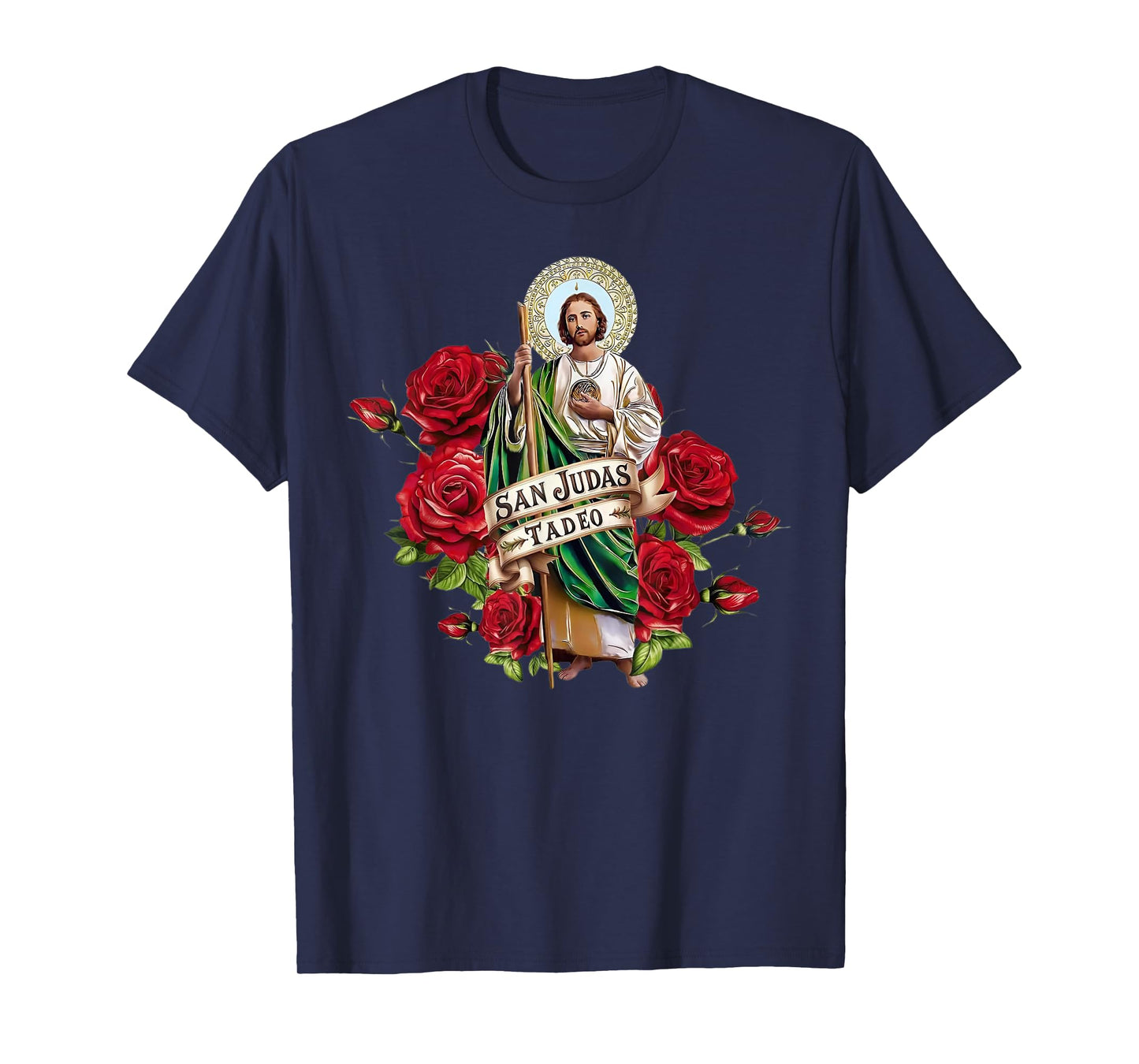 San Judas Tadeo Rose T-Shirt